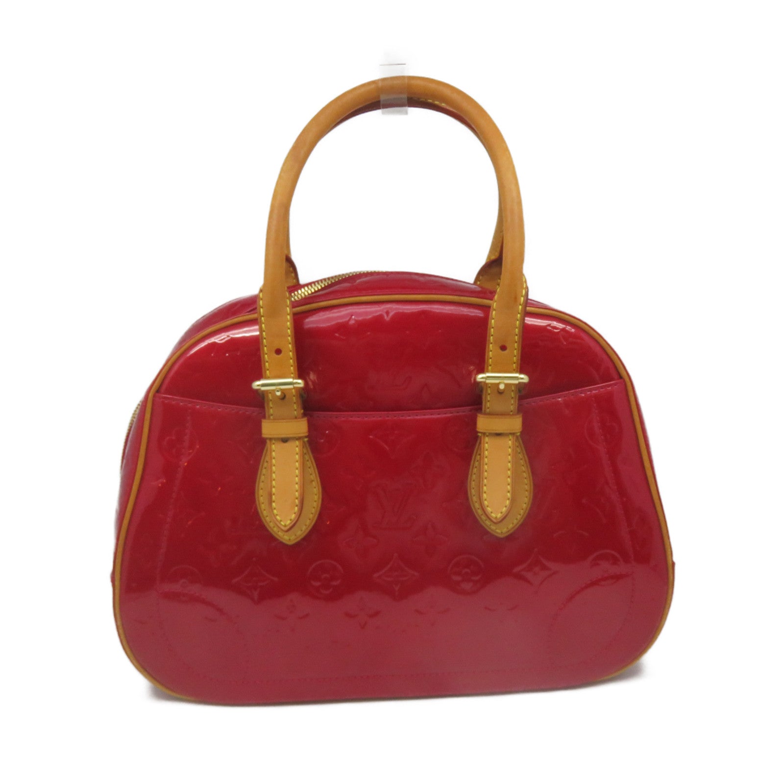 LOUIS VUITTON Vernis Summit Drive Hand Bag Red