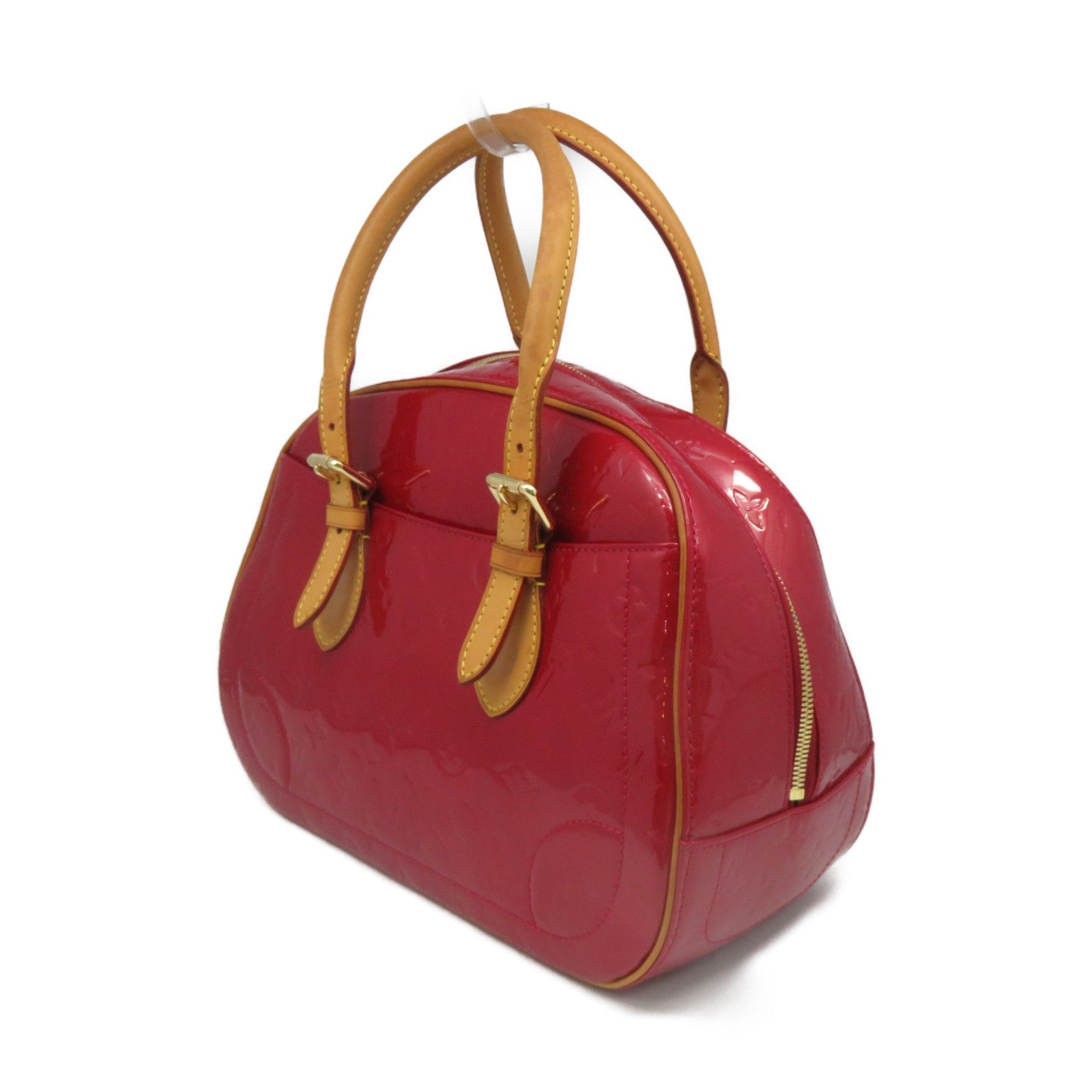 LOUIS VUITTON Vernis Summit Drive Hand Bag Red