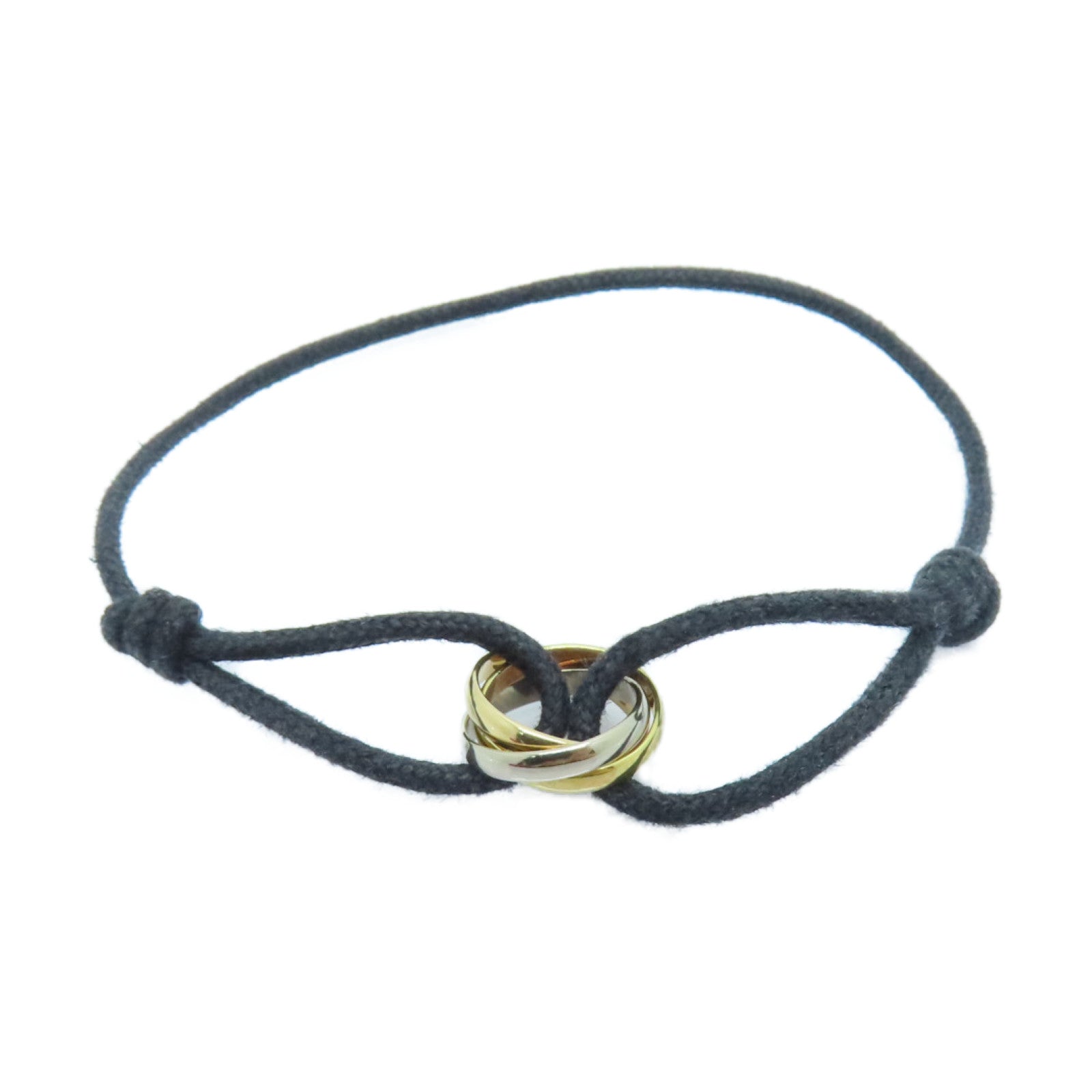 CARTIER 18K黄金/白金/玫瑰金Trinity Bracelet手带金色