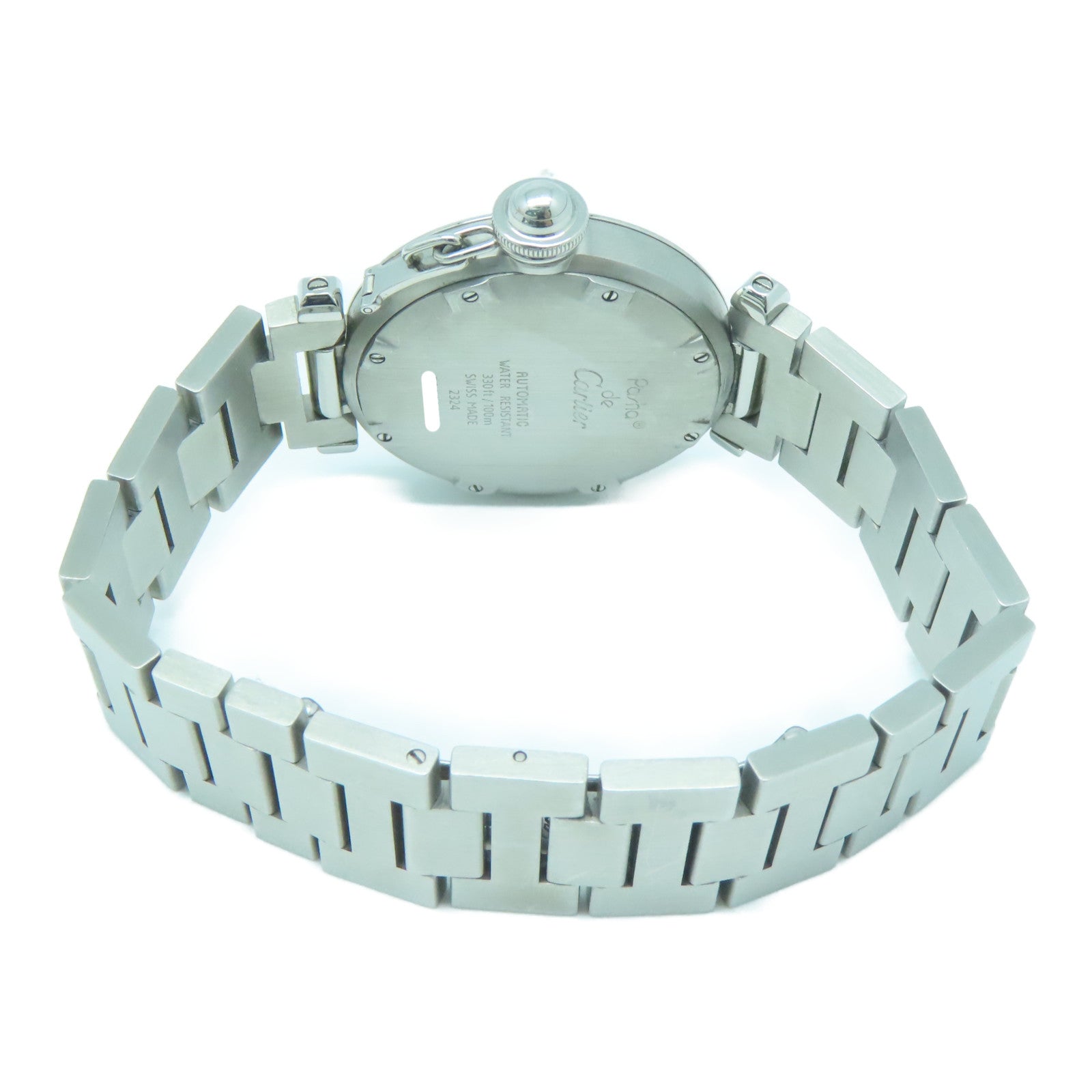 CARTIER Pasha C不锈钢手表自动机芯灰色