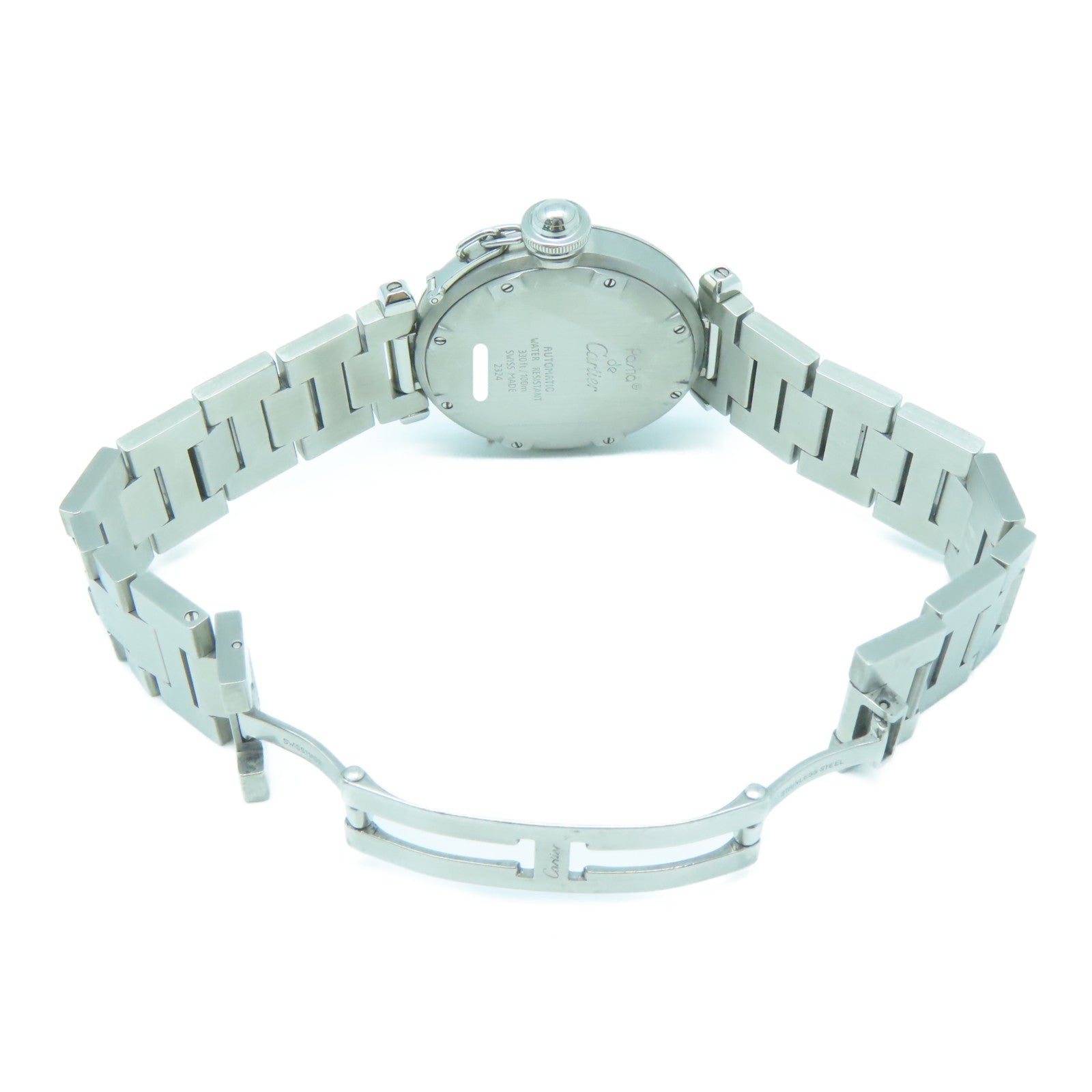 CARTIER Pasha C不锈钢手表自动机芯灰色