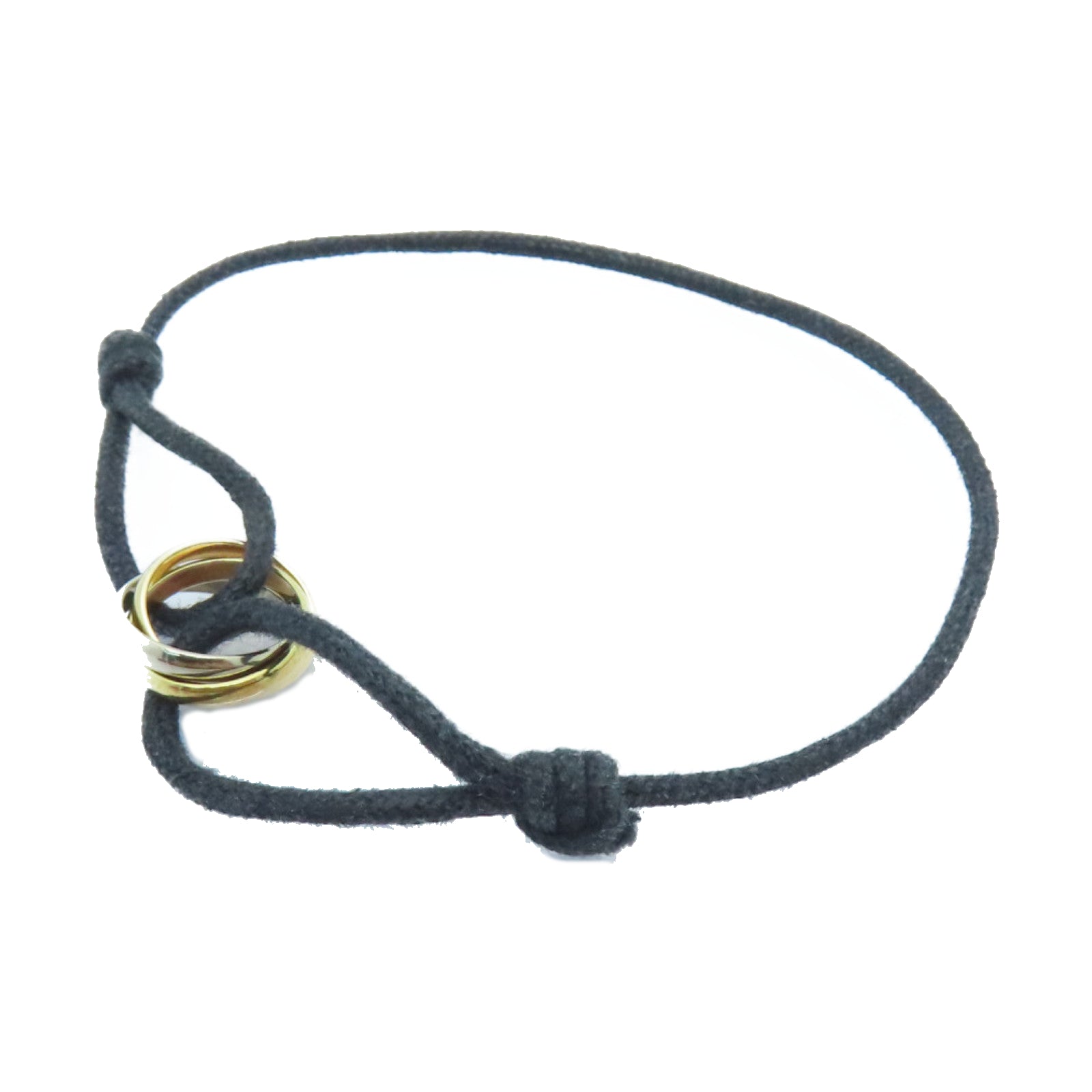 CARTIER 18K黄金/白金/玫瑰金Trinity Bracelet手带金色