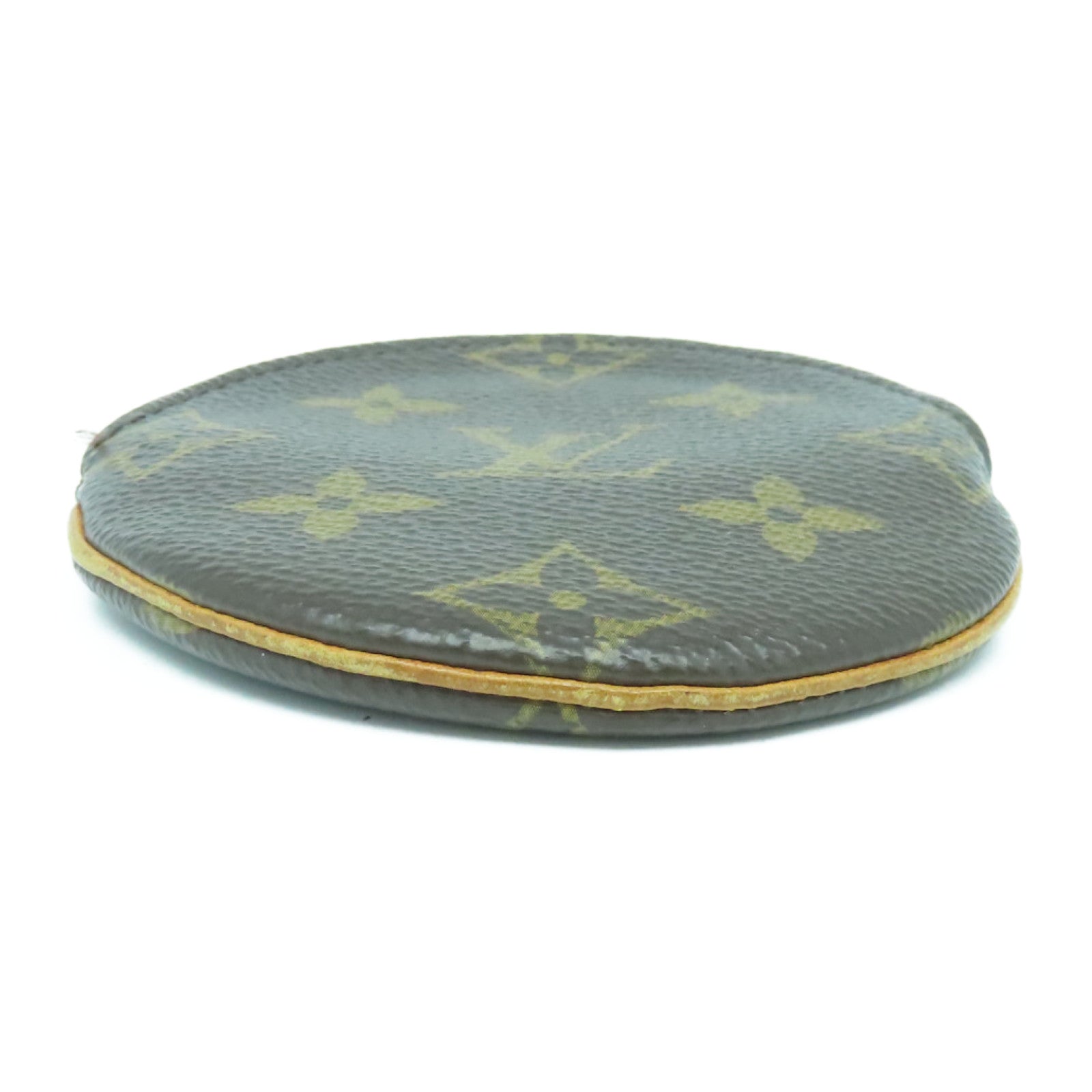 LOUIS VUITTON Monogram Coin Case金扣零钱包啡色