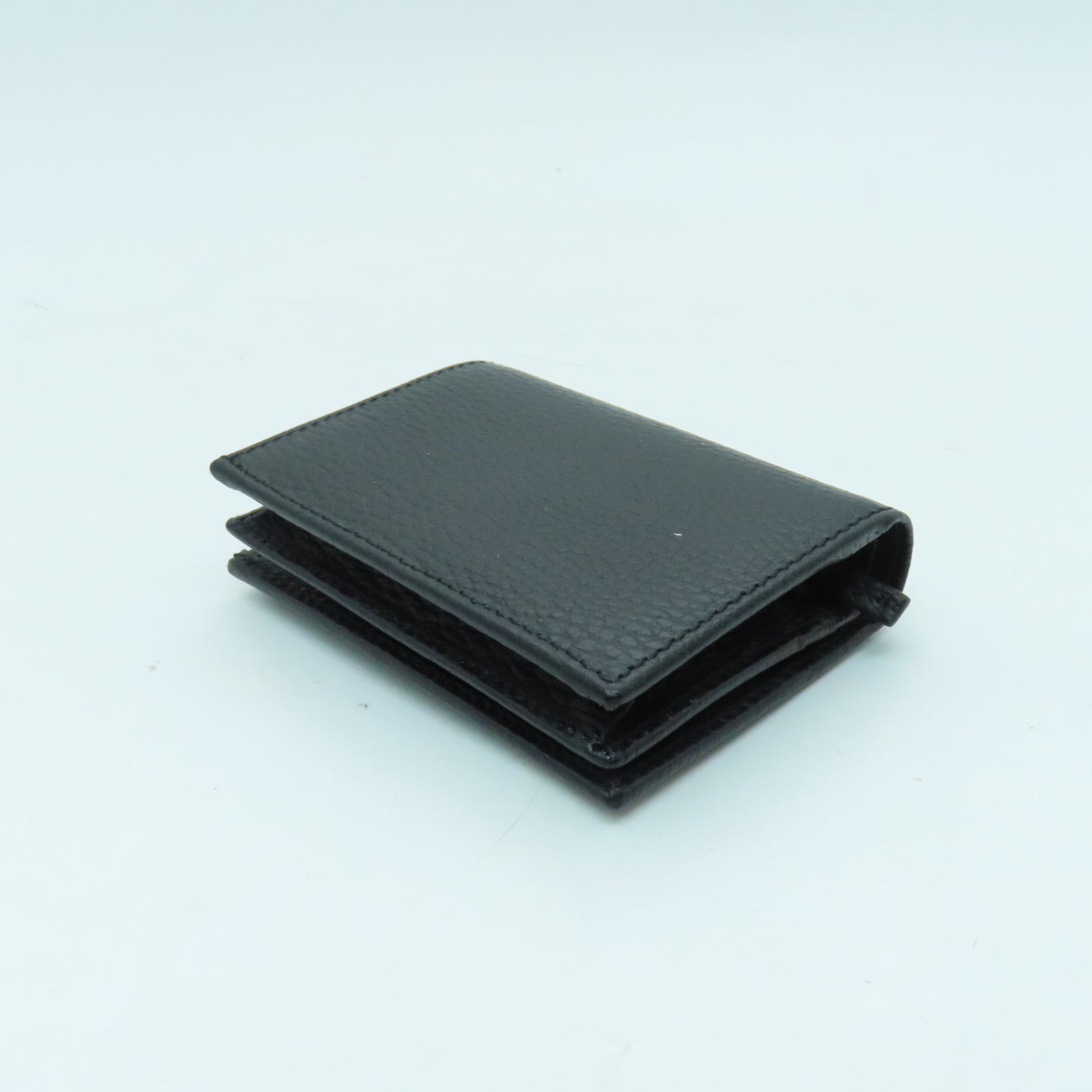 GUCCI 牛皮皮革GG Marmont Wallet金扣錢包黑色
