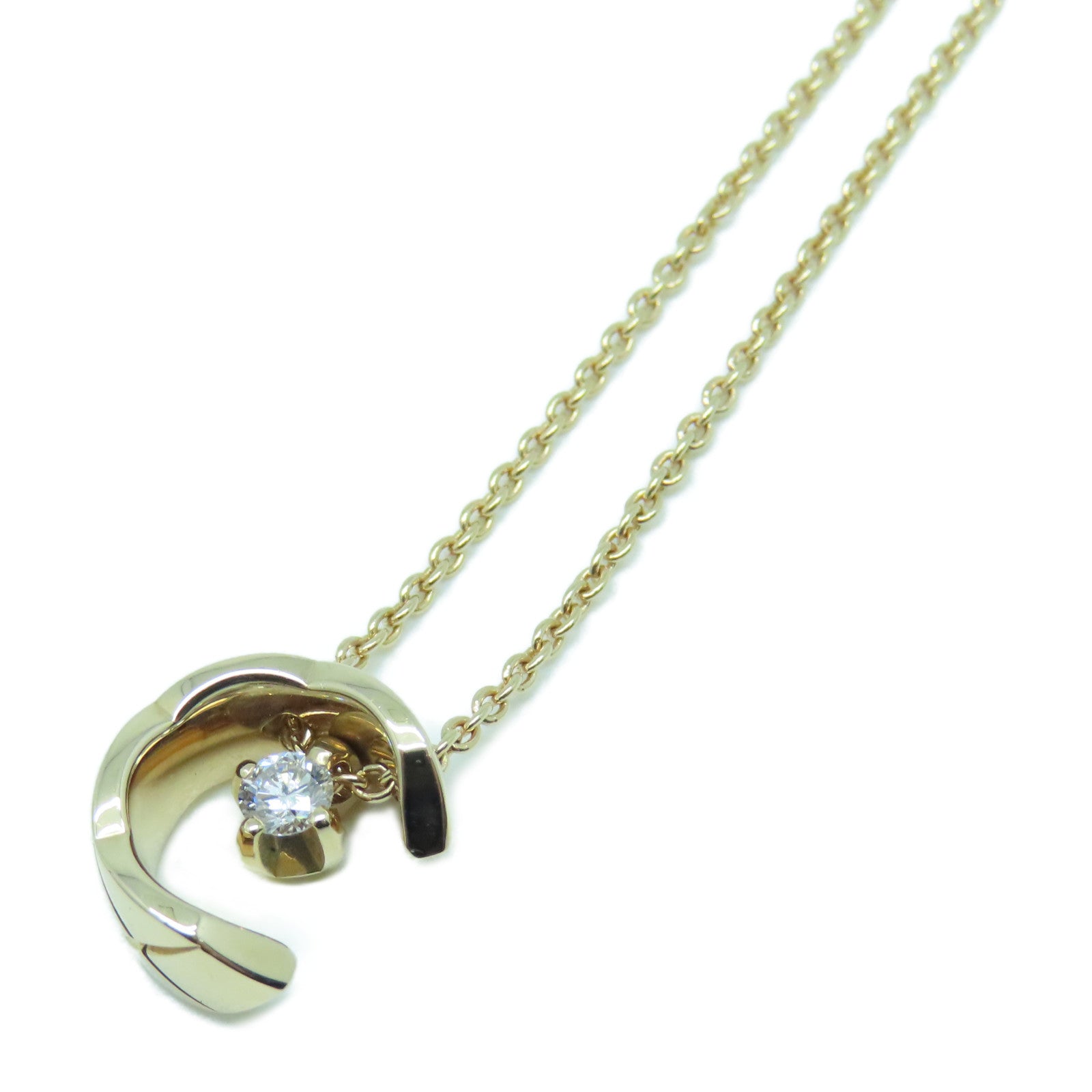 CHANEL 18K玫瑰金CoCo Necklace金扣項鍊