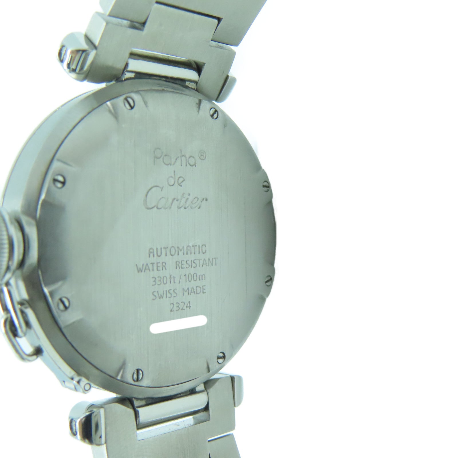 CARTIER Pasha C不锈钢手表自动机芯灰色