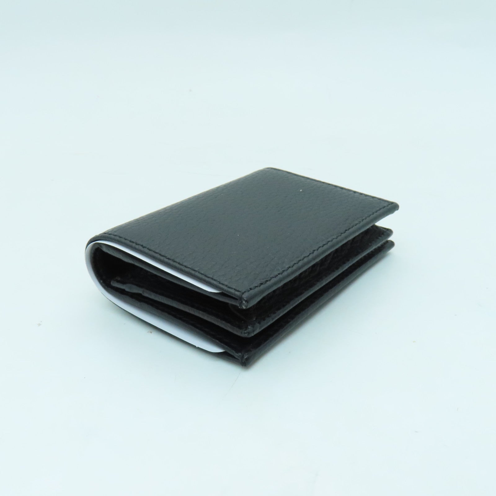 GUCCI 牛皮皮革GG Marmont Wallet金扣錢包黑色