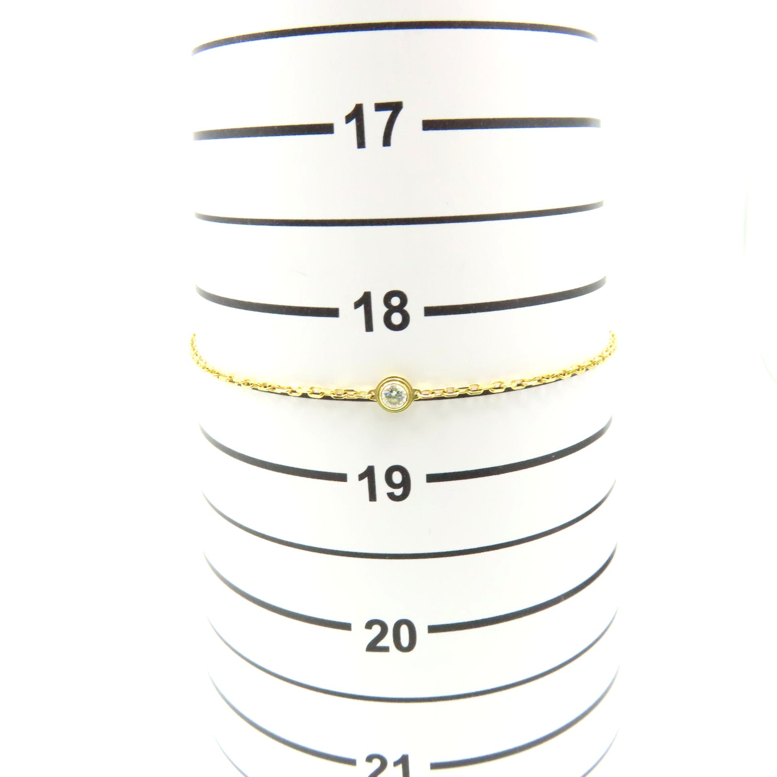 CARTIER 18K黃金d'Amour Bracelet鑽石手鏈