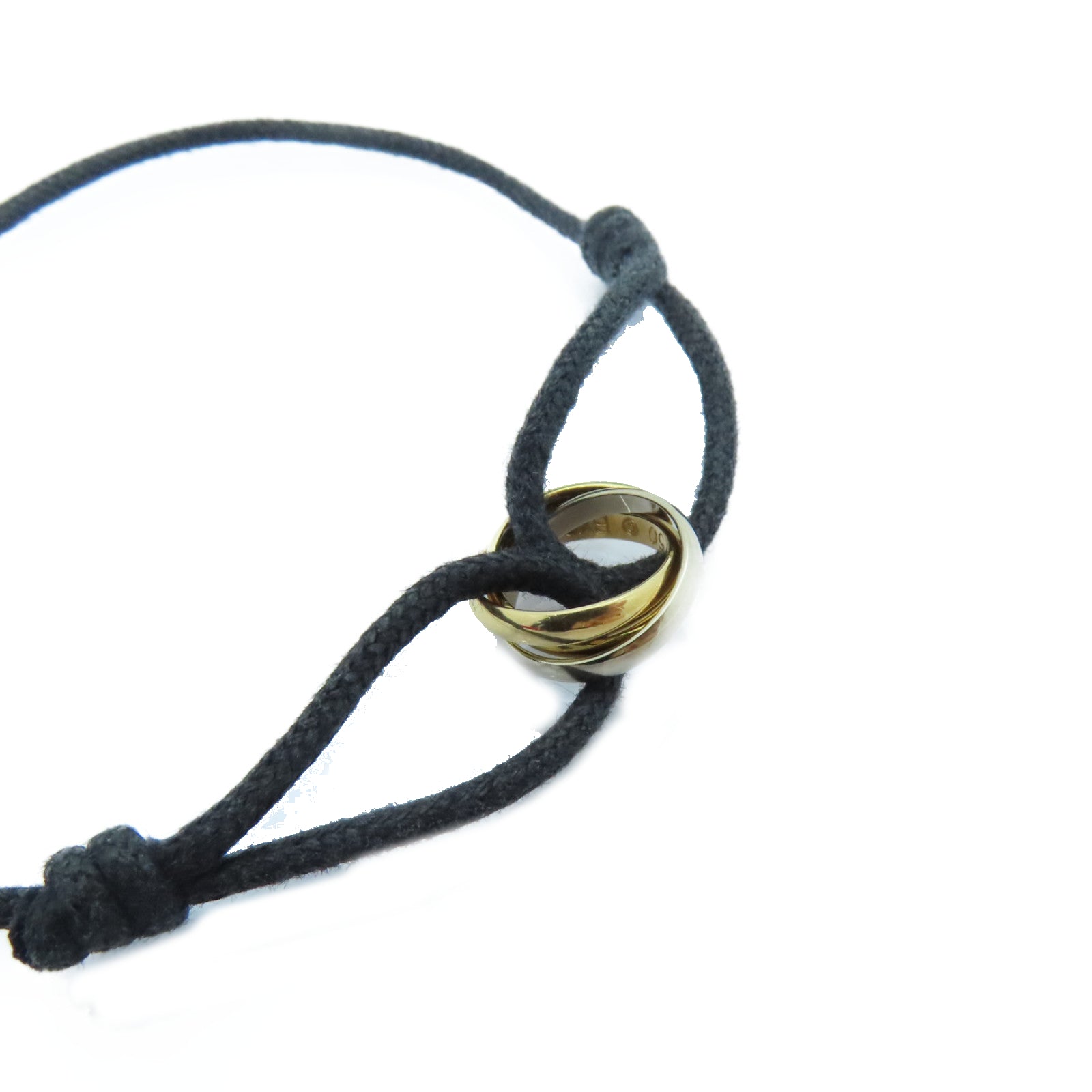 CARTIER 18K黄金/白金/玫瑰金Trinity Bracelet手带金色