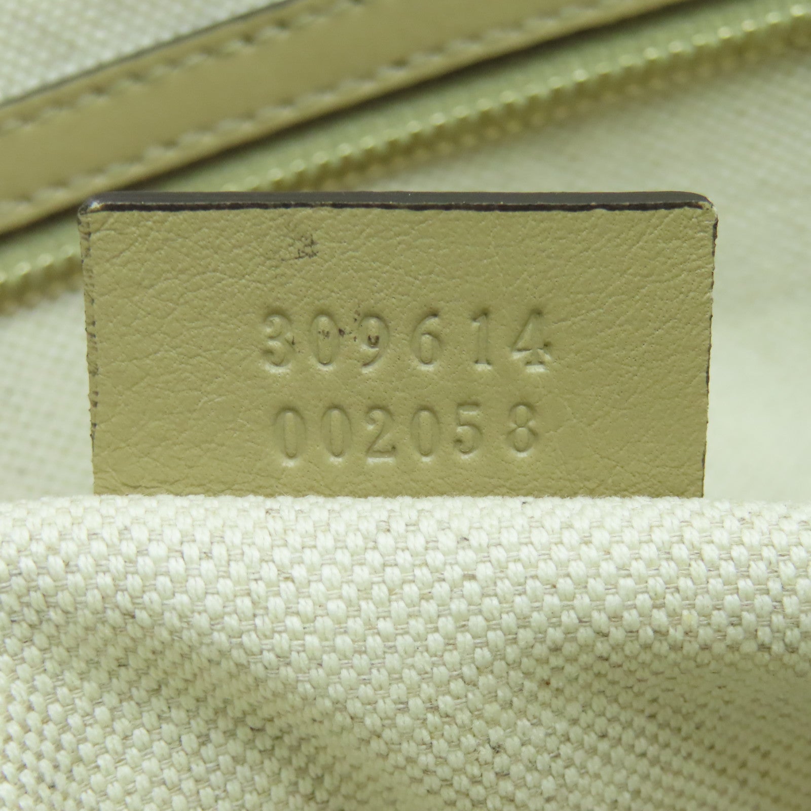 GUCCI 塗層帆布2 Way Shoulder金扣手挽肩背兩用袋灰色