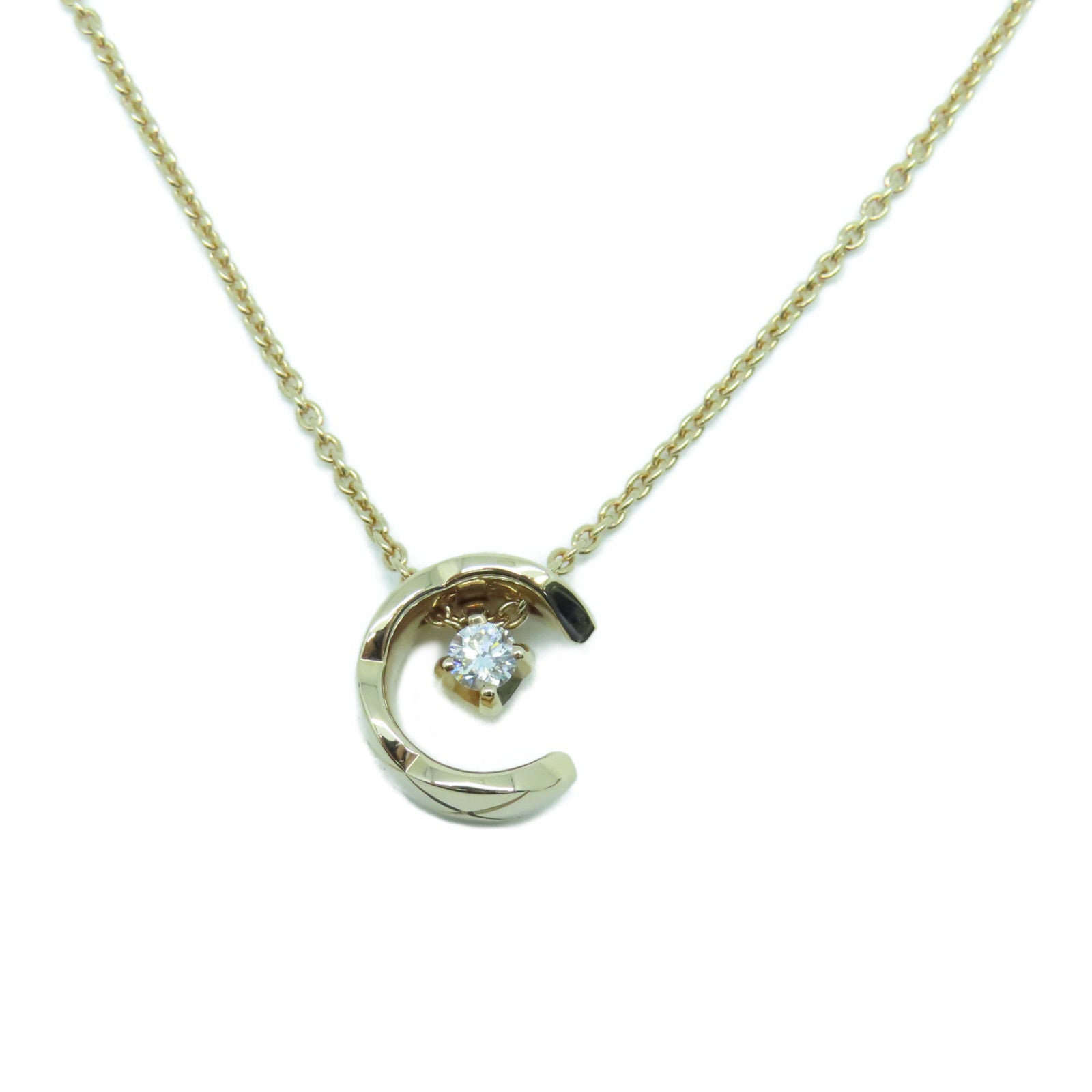 CHANEL 18K玫瑰金CoCo Necklace金扣項鍊