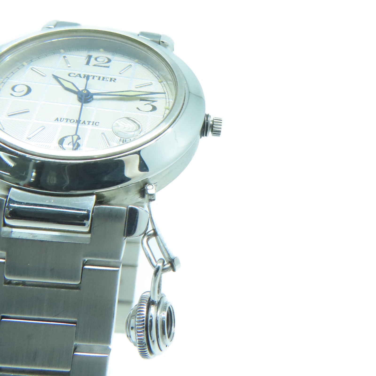 CARTIER Pasha C不锈钢手表自动机芯灰色