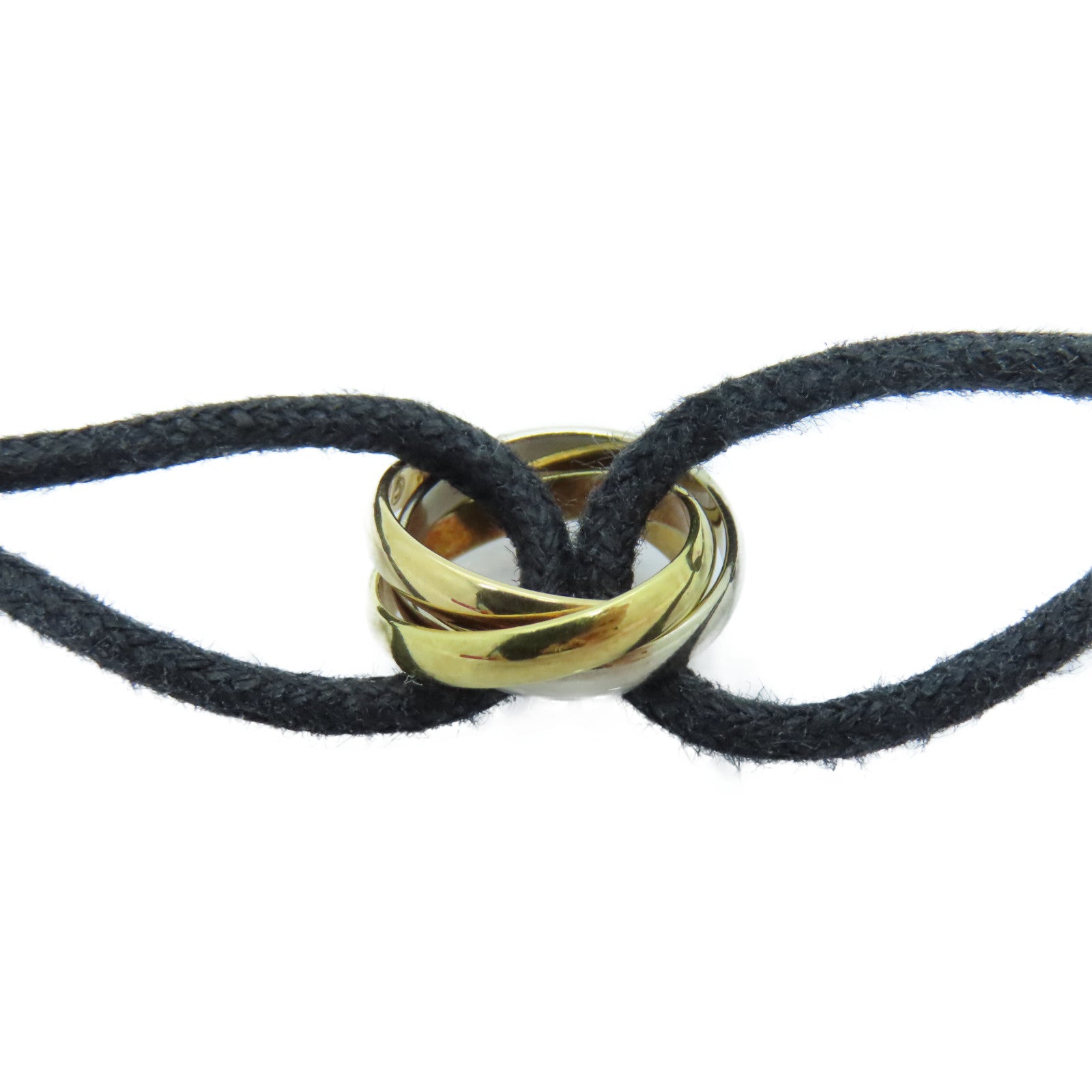 CARTIER 18K黄金/白金/玫瑰金Trinity Bracelet手带金色