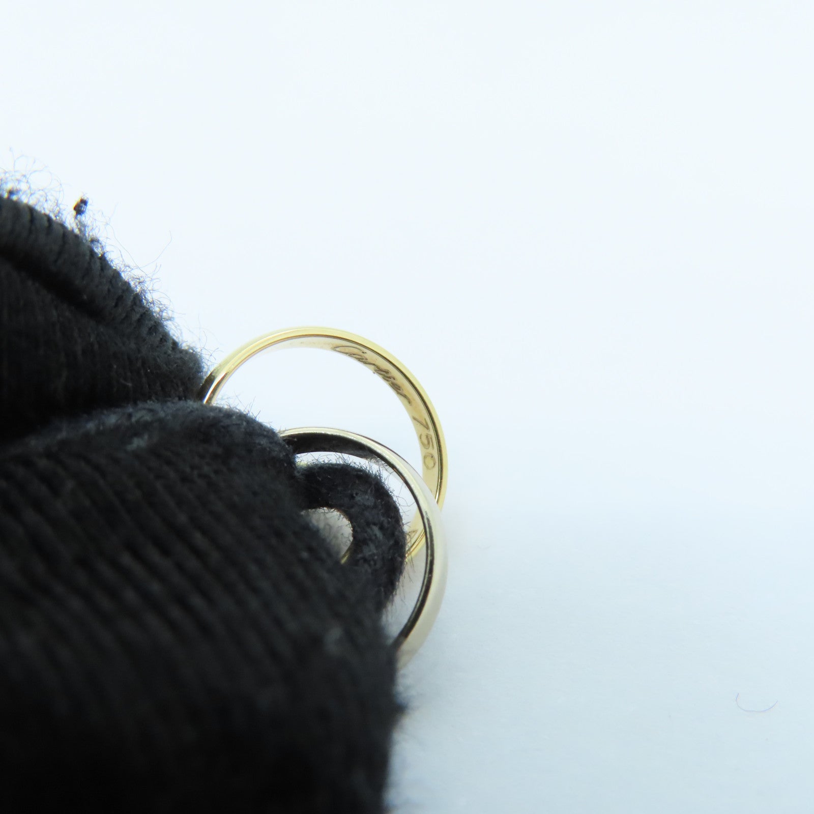 CARTIER 18K黄金/白金/玫瑰金Trinity Bracelet手带金色