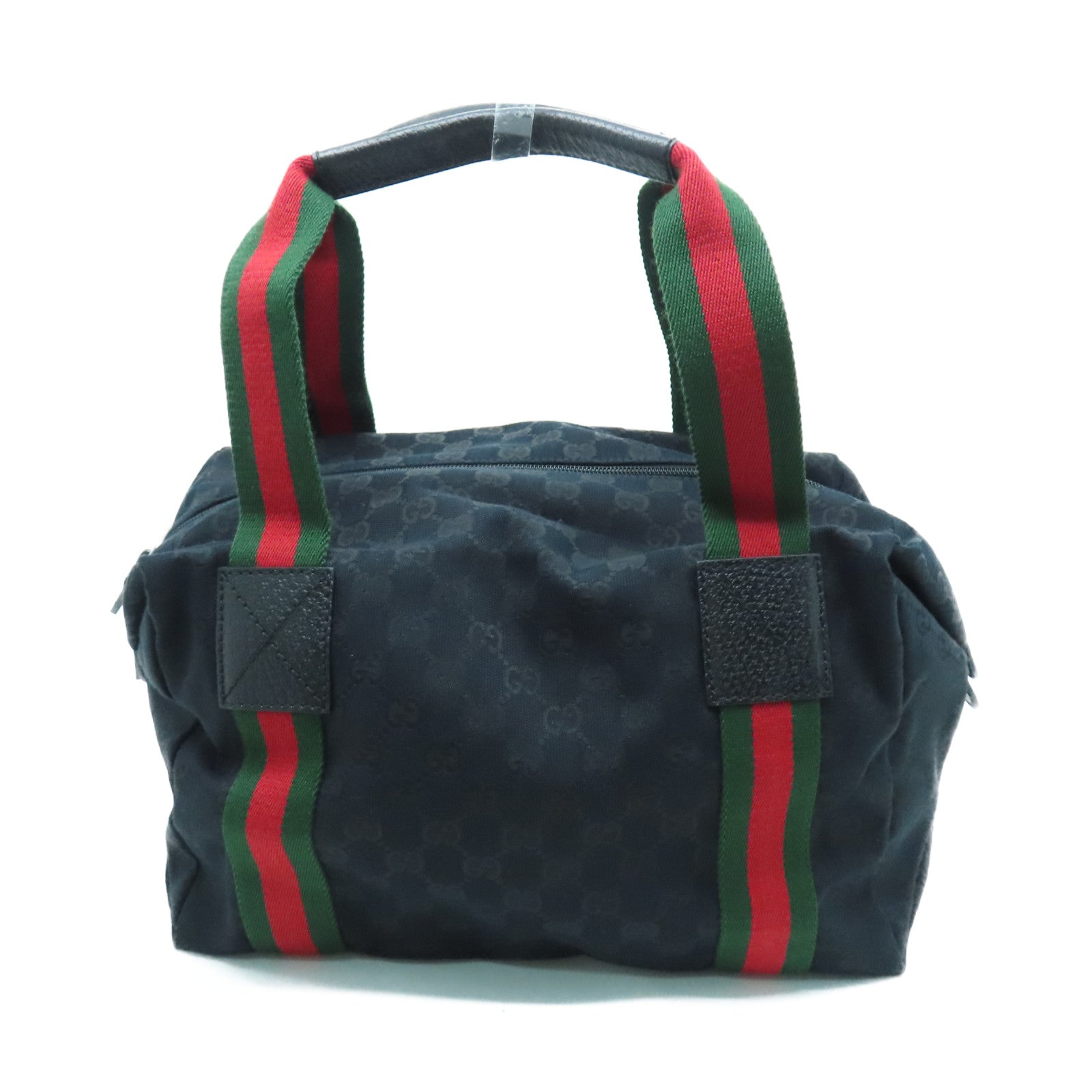 GUCCI 帆布Shoulder Bag黑扣肩背袋黑色