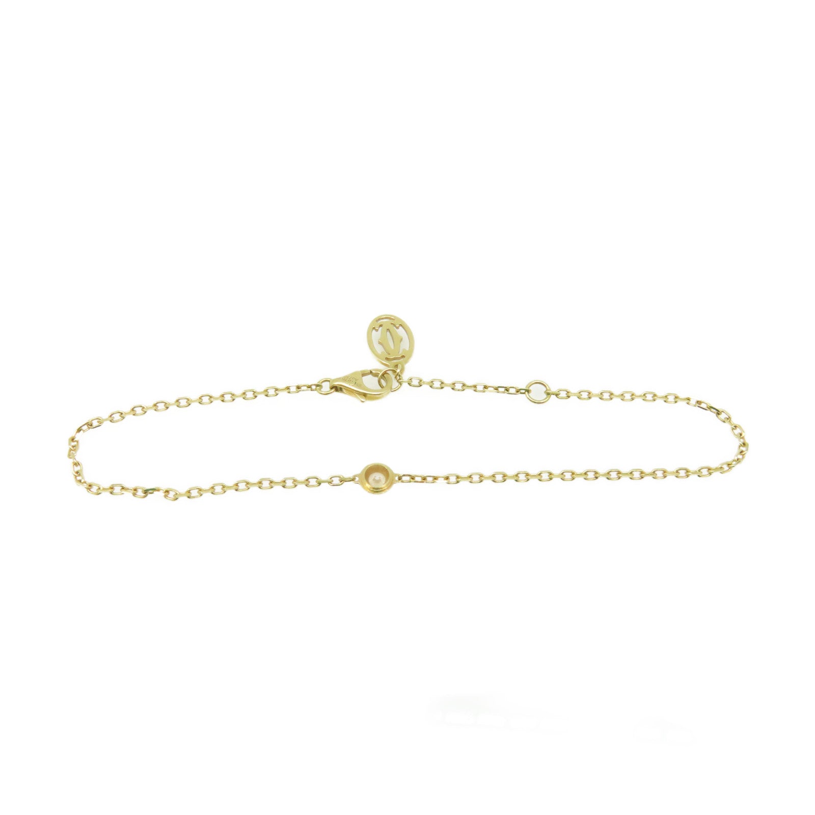 CARTIER 18K黃金d'Amour Bracelet鑽石手鏈