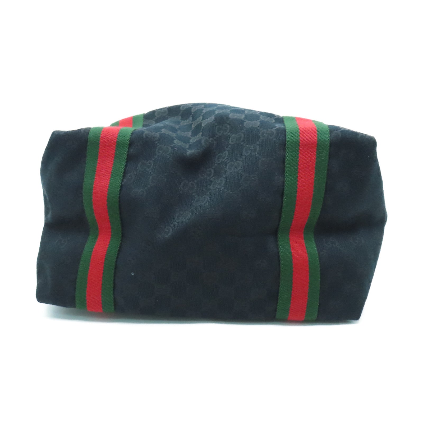 GUCCI 帆布Shoulder Bag黑扣肩背袋黑色