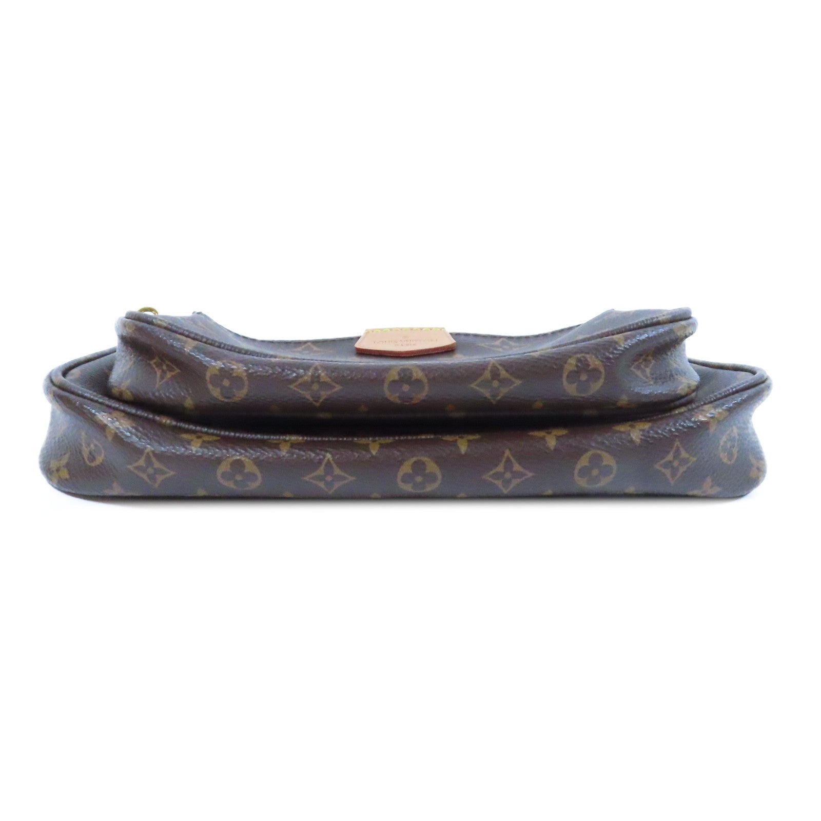 LOUIS VUITTON Monogram Multi Pochette Accessories金扣手挽肩背兩用袋啡色/粉紅色