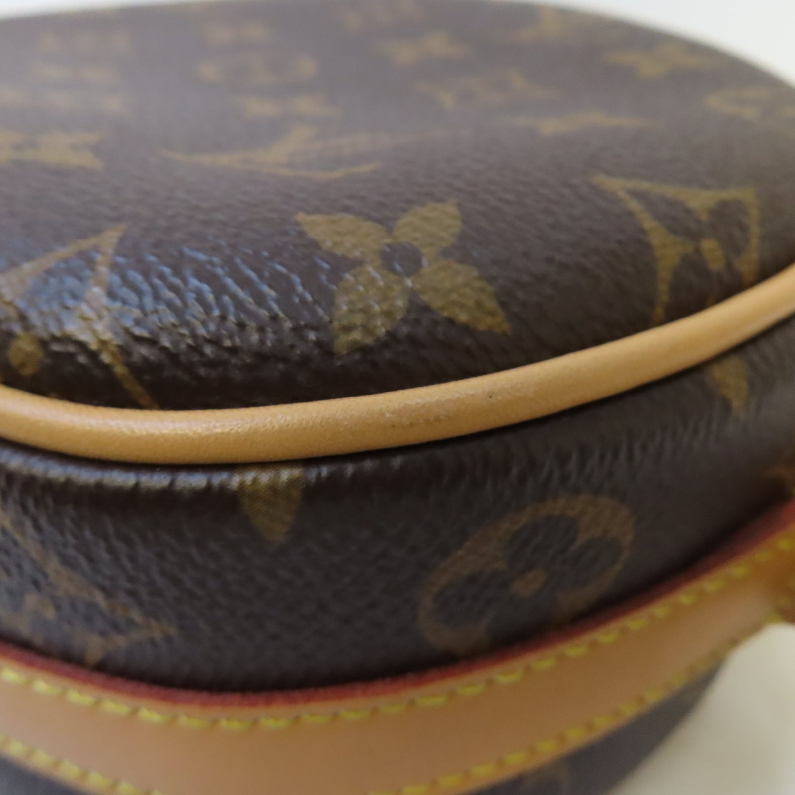 LOUIS VUITTON Monogram Boite Chapeau Souple PM金扣肩背袋啡色