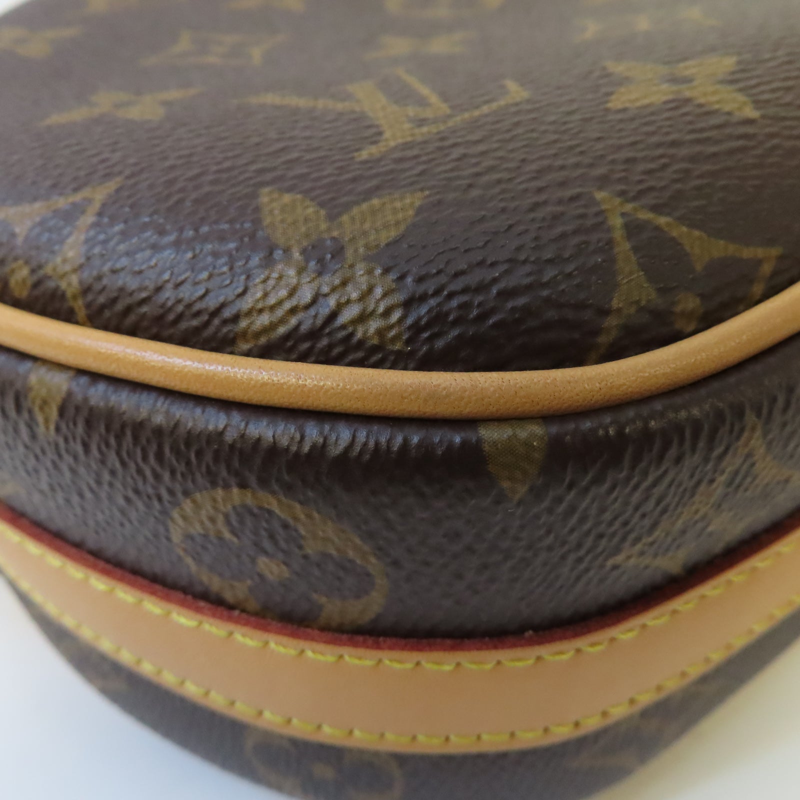 LOUIS VUITTON Monogram Boite Chapeau Souple PM金扣肩背袋啡色