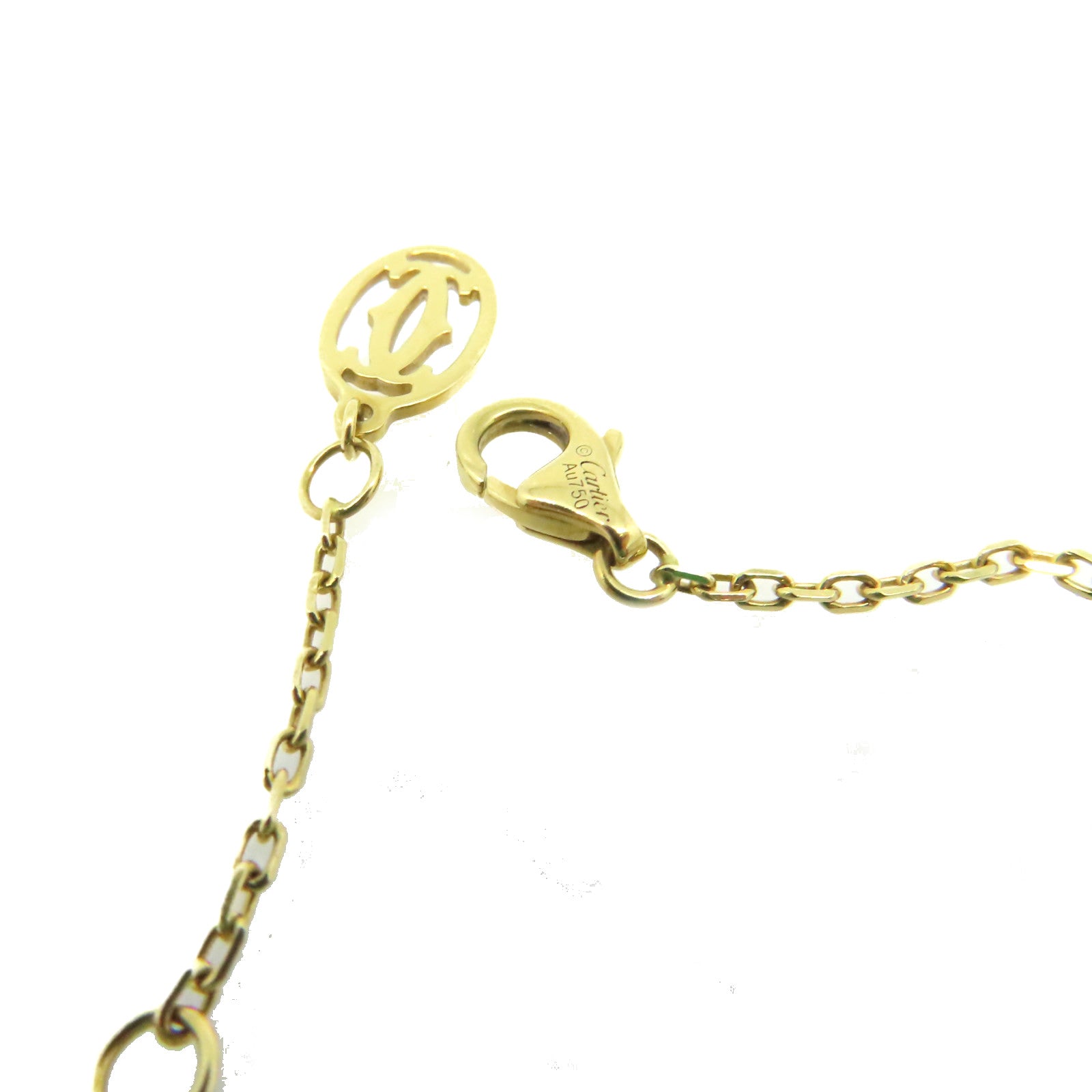 CARTIER 18K黃金d'Amour Bracelet鑽石手鏈