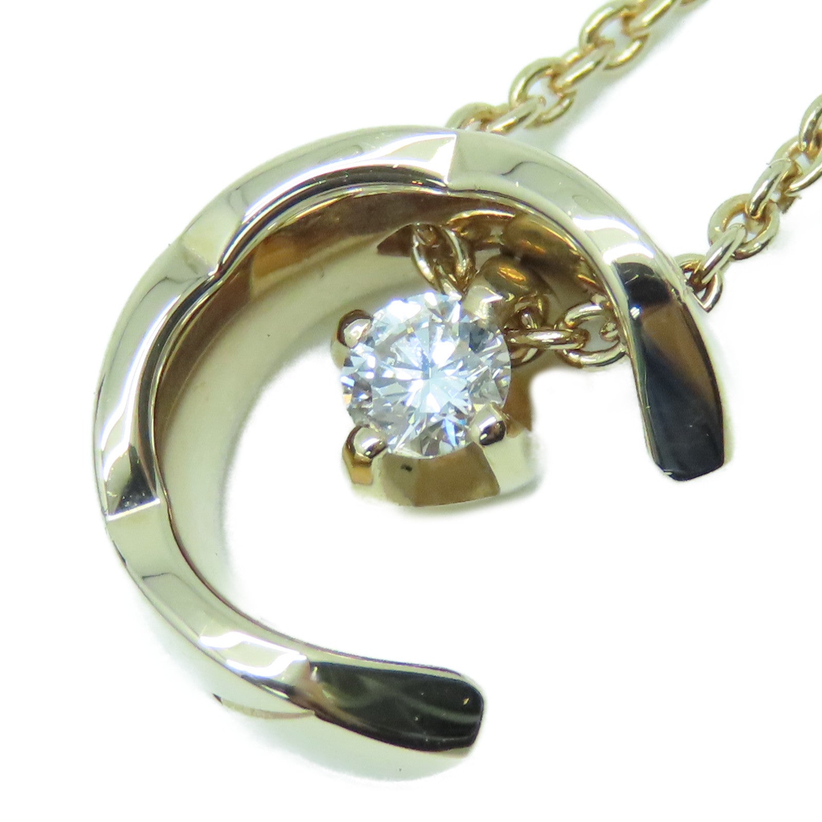 CHANEL 18K玫瑰金CoCo Necklace金扣項鍊