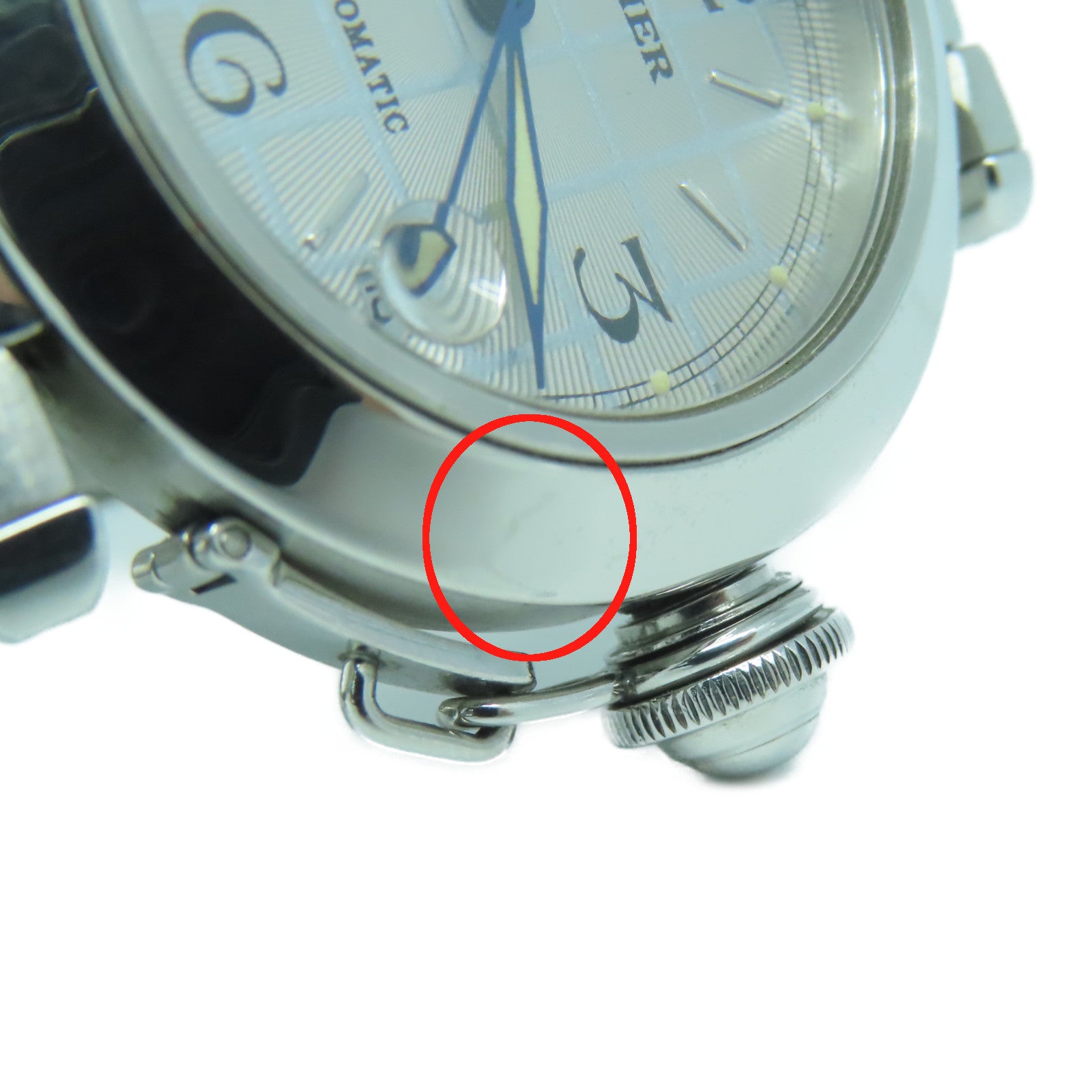 CARTIER Pasha C不锈钢手表自动机芯灰色