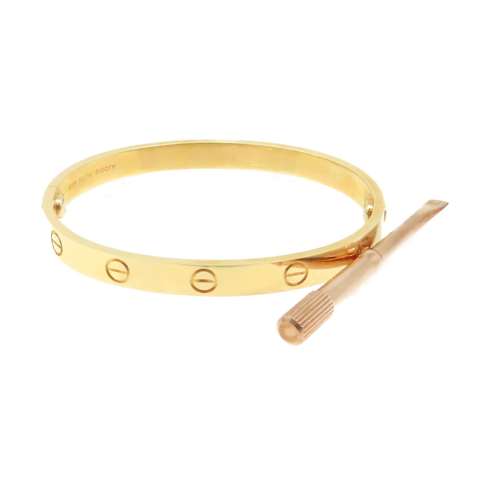 CARTIER 【激減優惠】18K玫瑰金Love Bracelet手鐲#17