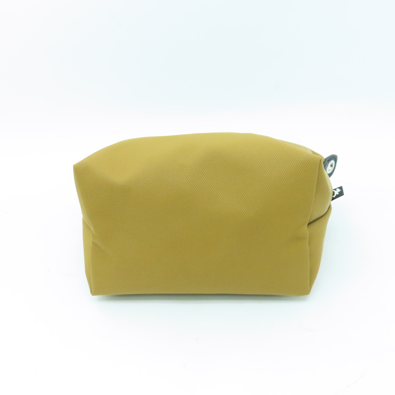 Longchamp 尼龍２Way Shoulder銀扣手挽肩背兩用袋卡其色/黑色
