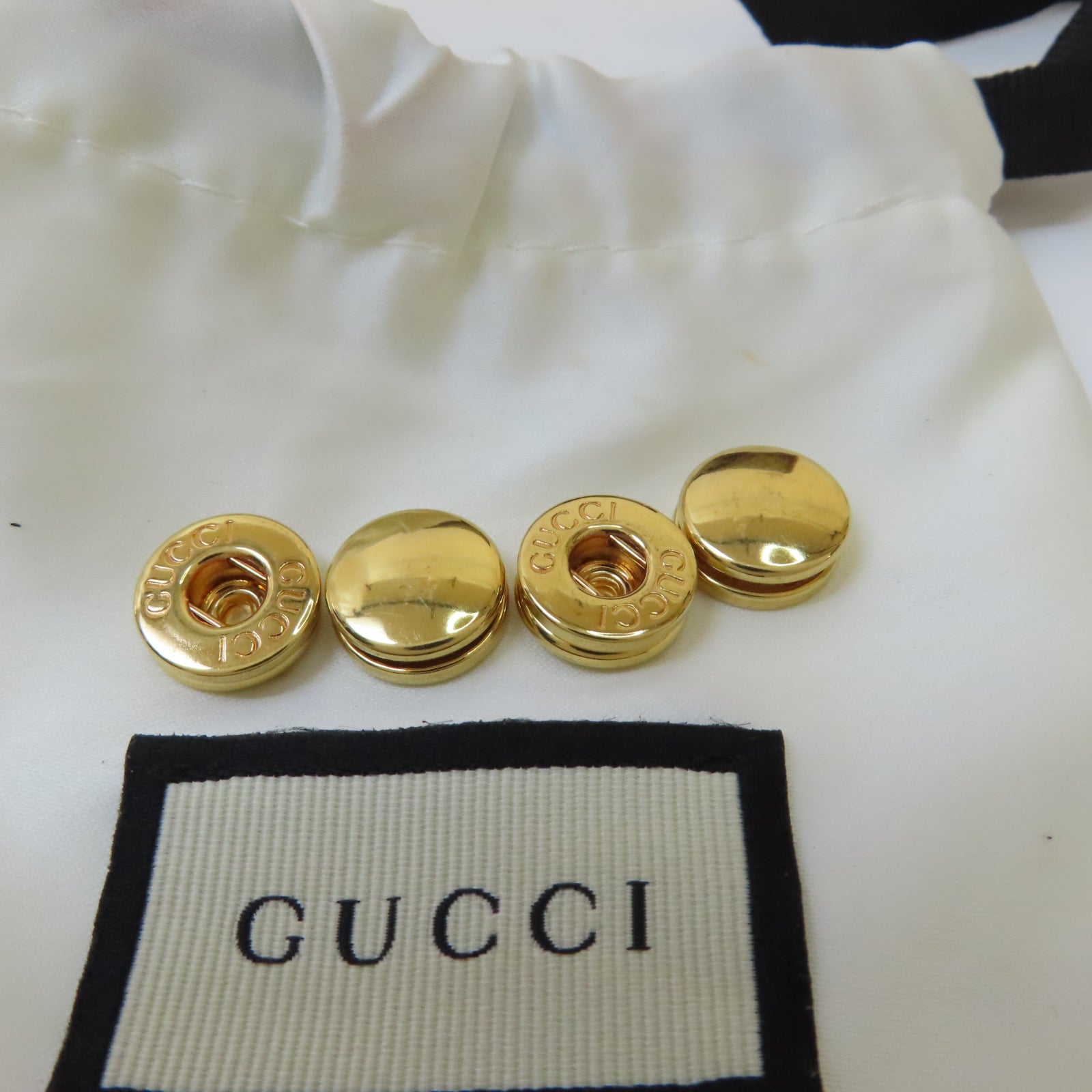 GUCCI 塗層帆布Horsebit 1955金扣肩背袋啡色