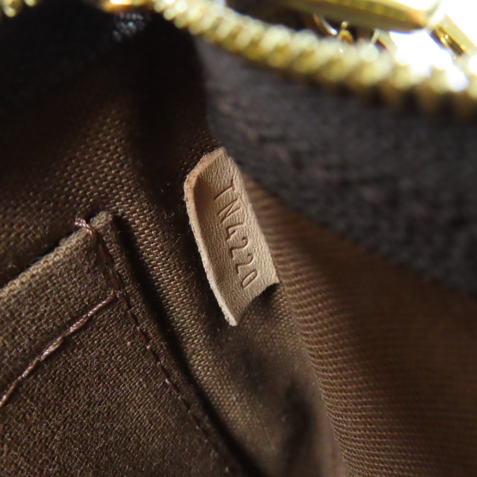 LOUIS VUITTON Monogram Multi Pochette Accessories金扣手挽肩背兩用袋啡色/粉紅色