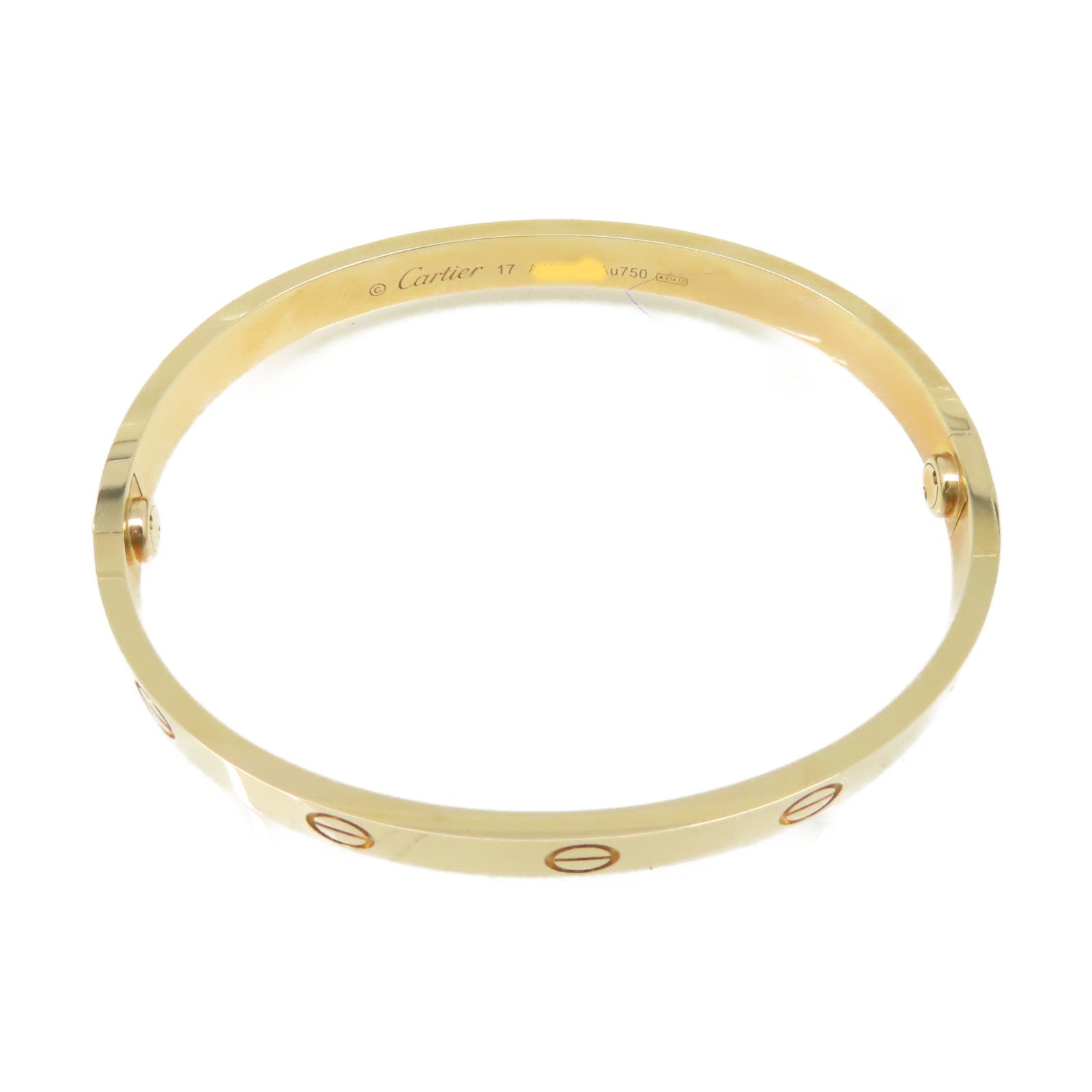 CARTIER 【激減優惠】18K玫瑰金Love Bracelet手鐲#17