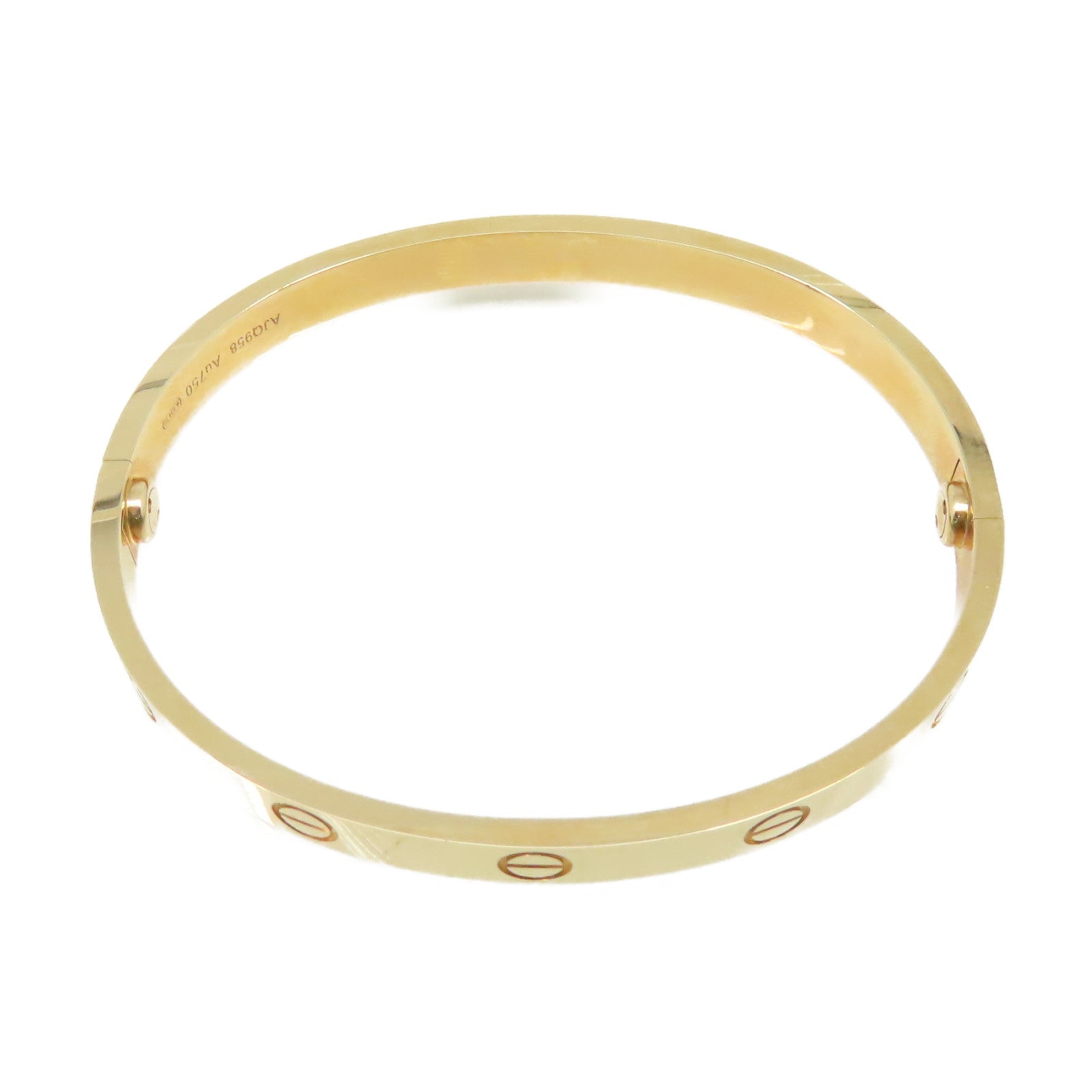 CARTIER 【激減優惠】18K玫瑰金Love Bracelet手鐲#17