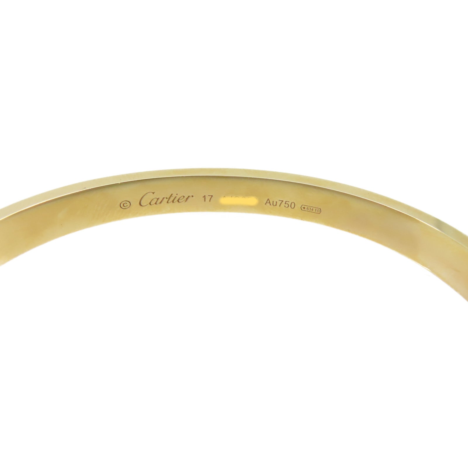CARTIER 【激減優惠】18K玫瑰金Love Bracelet手鐲#17