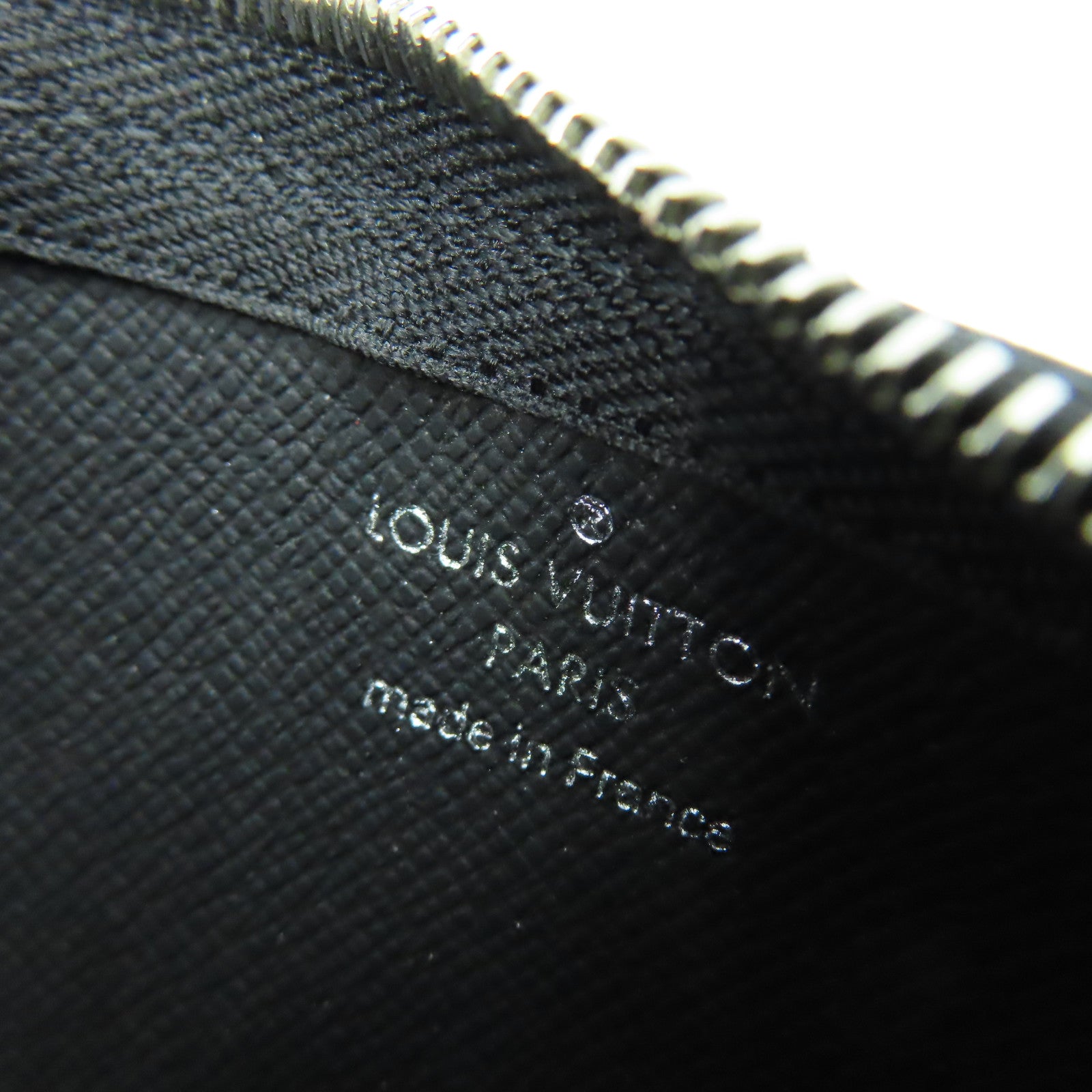 LOUIS VUITTON Damier Graphite Key Case銀扣鎖匙包/零錢包黑色