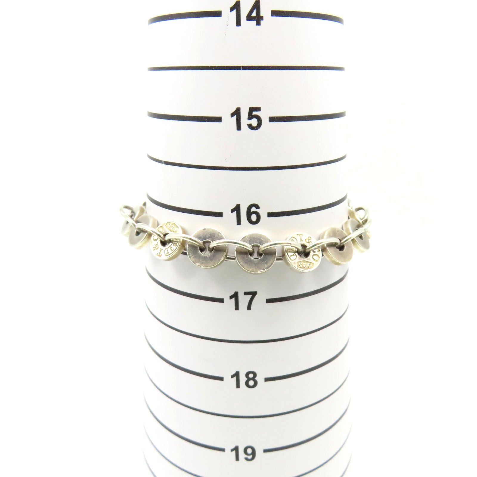 TIFFANY＆CO 925純銀Circle Bracelet手鏈