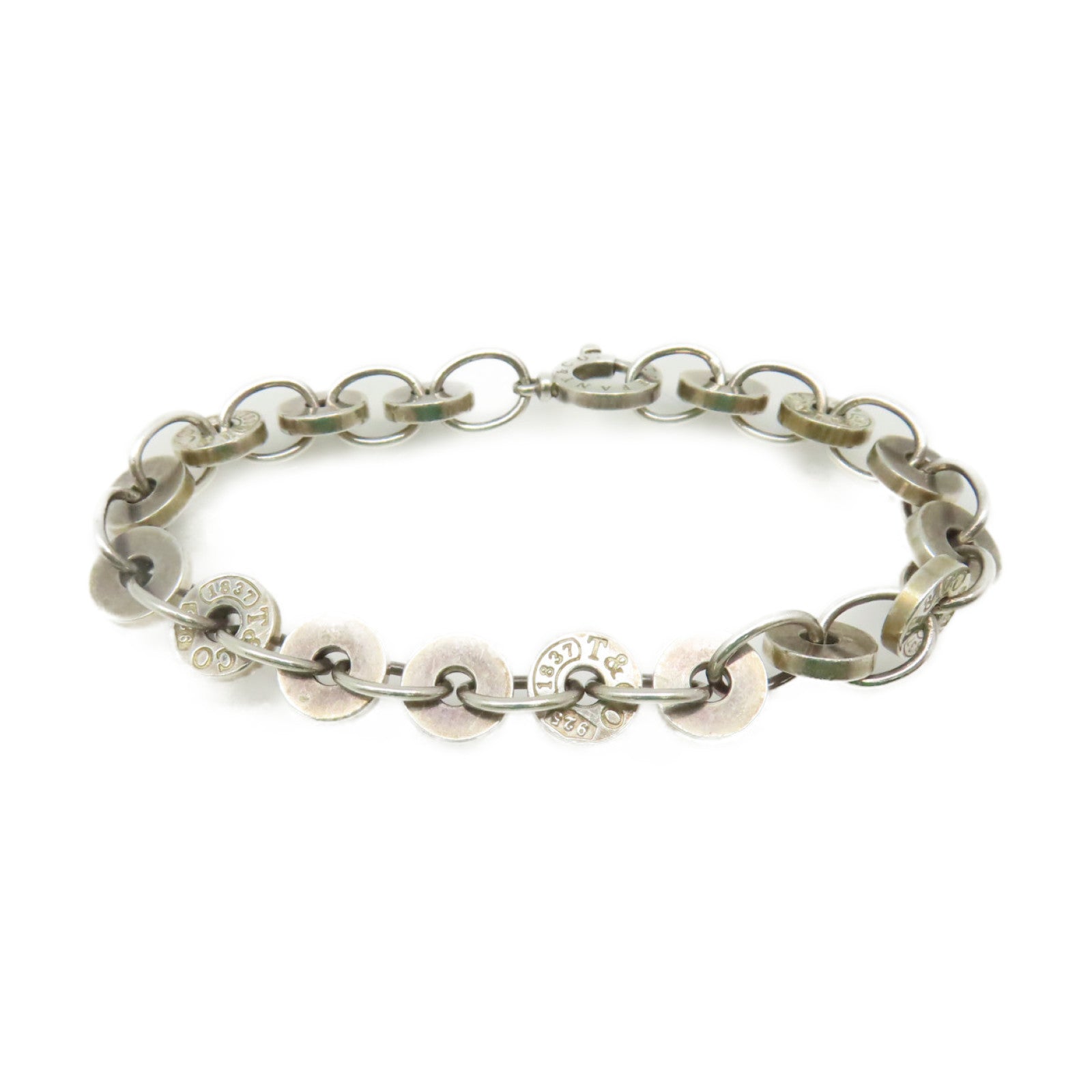 TIFFANY＆CO 925純銀Circle Bracelet手鏈