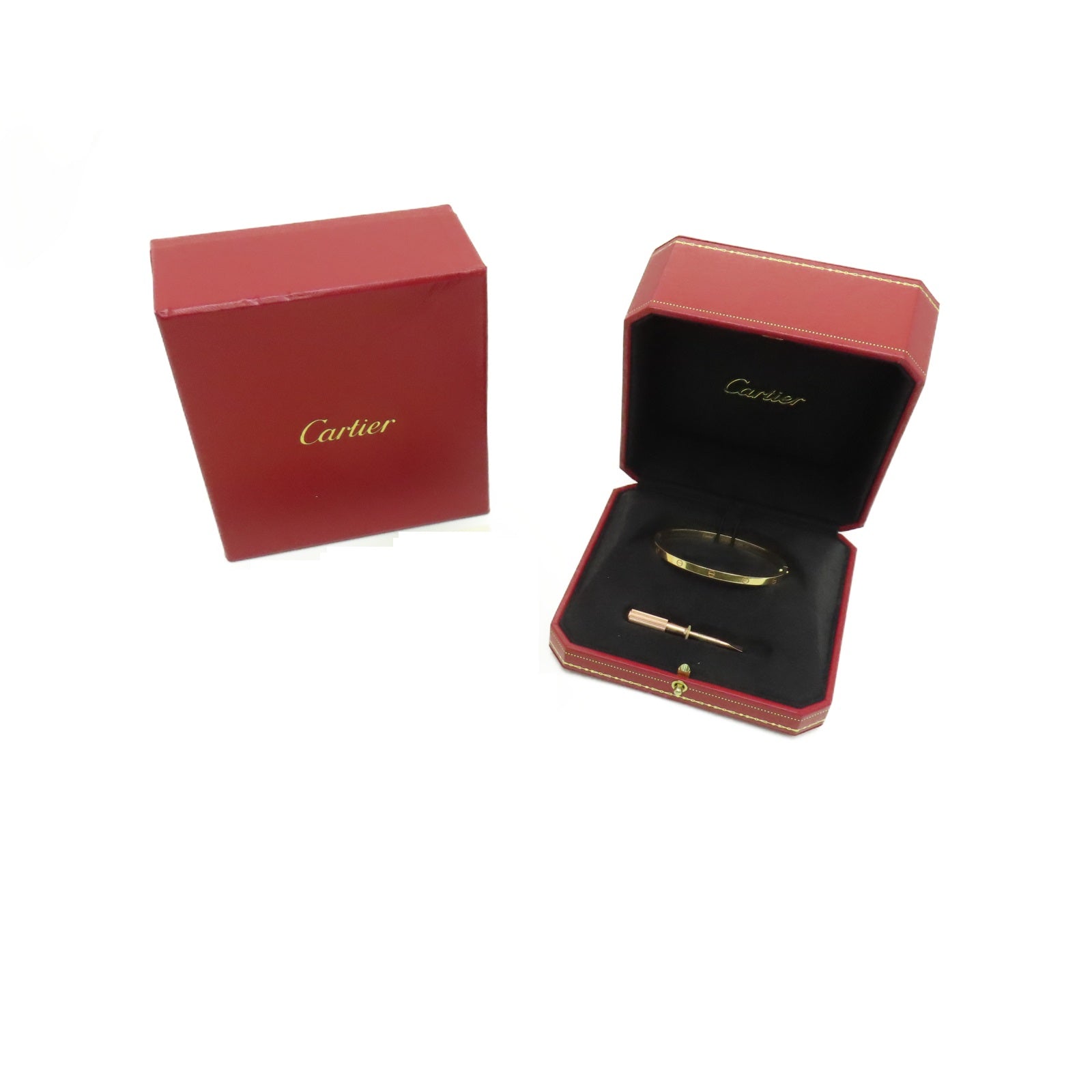 CARTIER 18K黃金Mini Love Bracelet手環