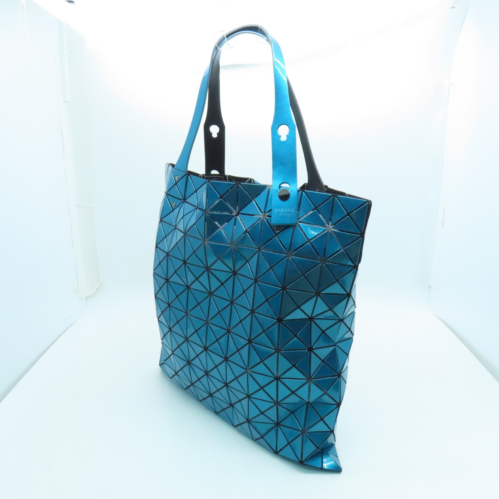 ISSEY MIYAKE PVC Tote Bag銀扣手挽袋綠色