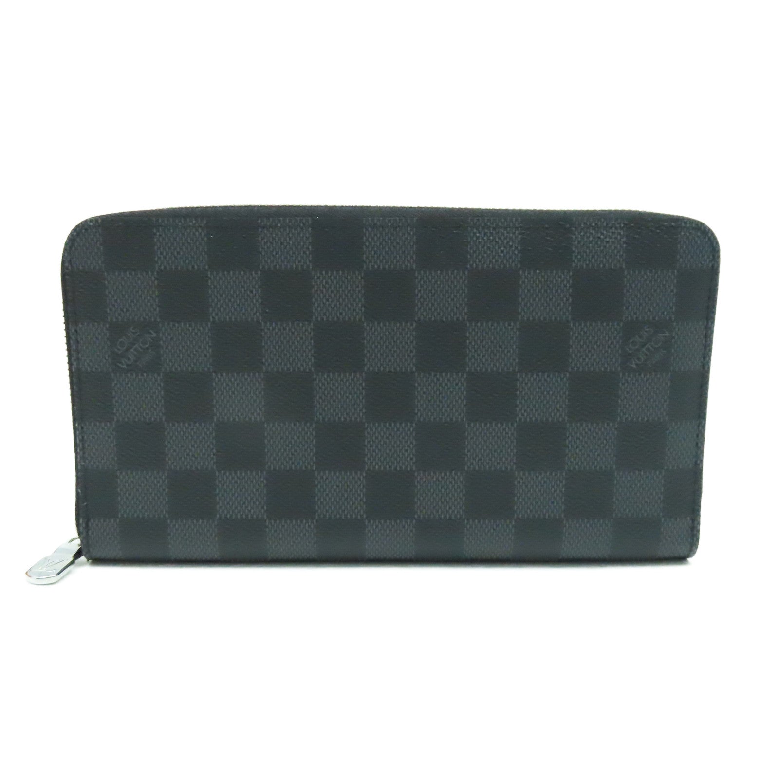 LOUIS VUITTON Damier Graphite Long pocketbook銀扣長錢包黑色
