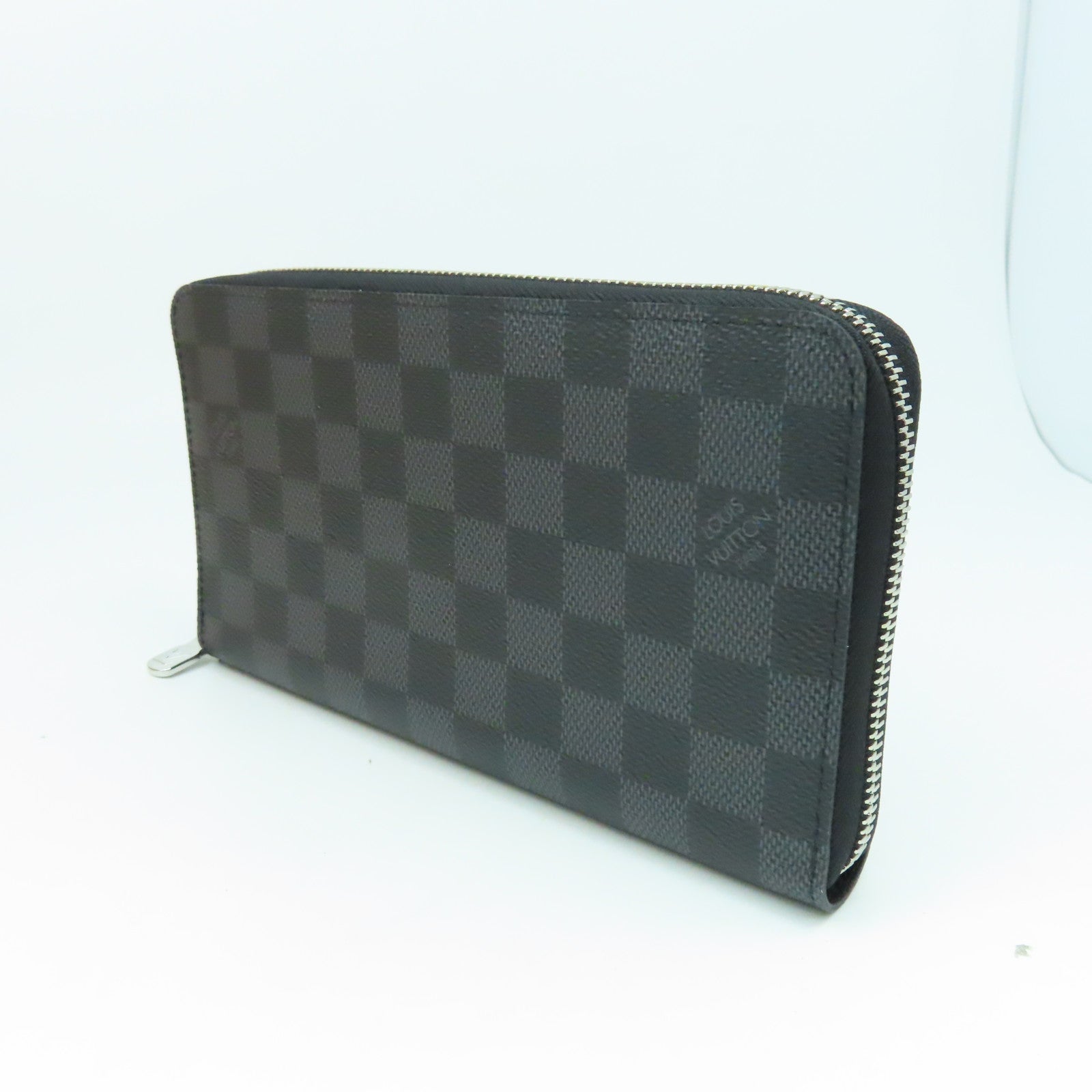 LOUIS VUITTON Damier Graphite Long pocketbook銀扣長錢包黑色