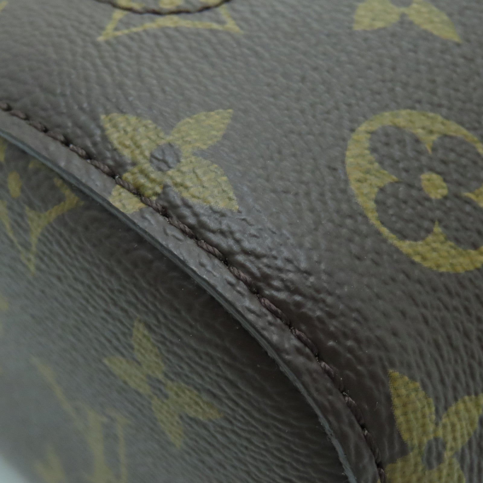 LOUIS VUITTON 【激減優惠】Monogram Montsouris MM金扣背包啡色