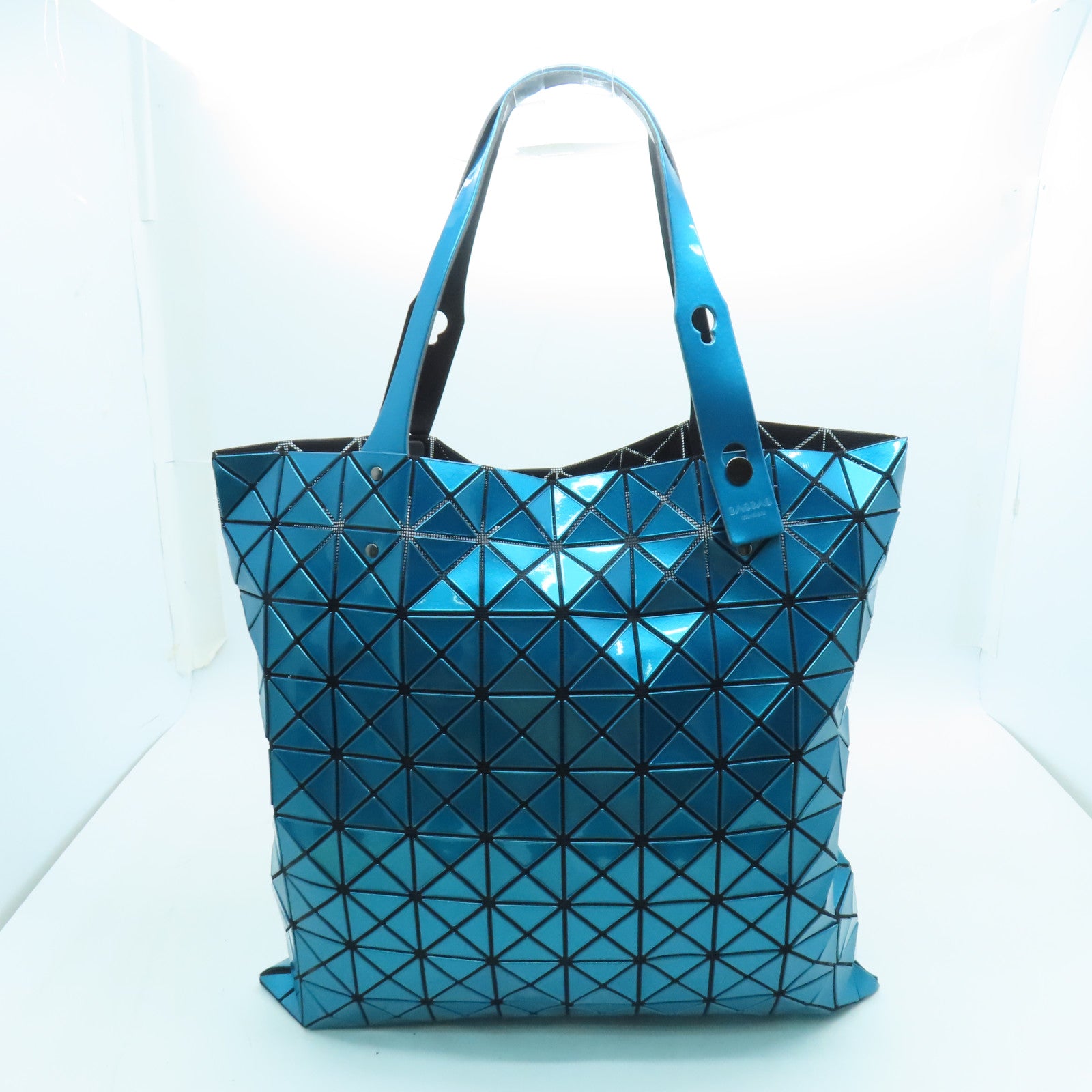 ISSEY MIYAKE PVC Tote Bag銀扣手挽袋綠色