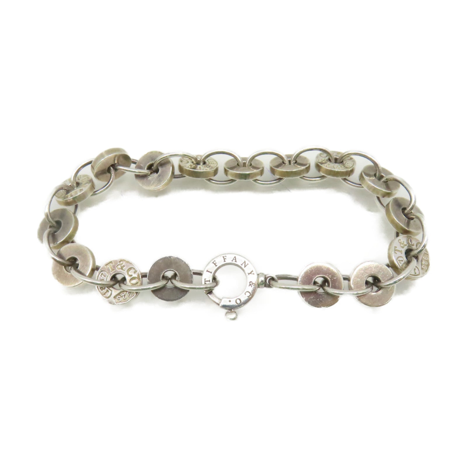 TIFFANY＆CO 925純銀Circle Bracelet手鏈