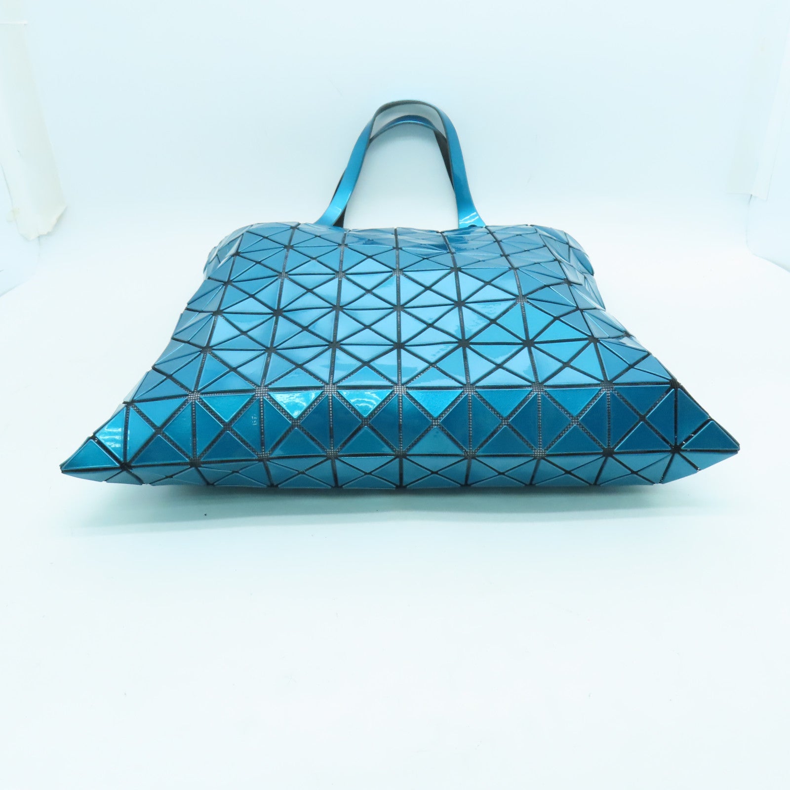 ISSEY MIYAKE PVC Tote Bag銀扣手挽袋綠色