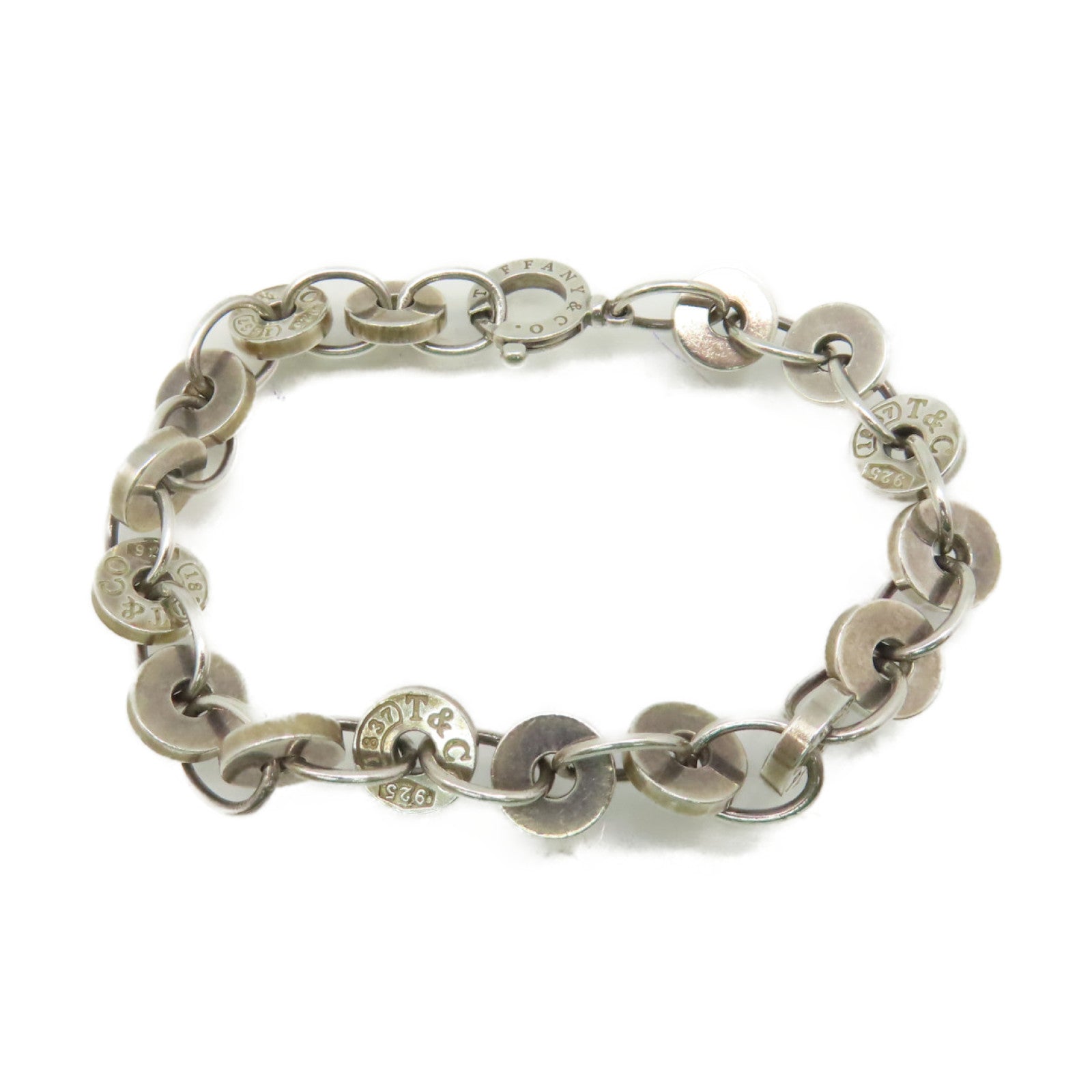 TIFFANY＆CO 925純銀Circle Bracelet手鏈