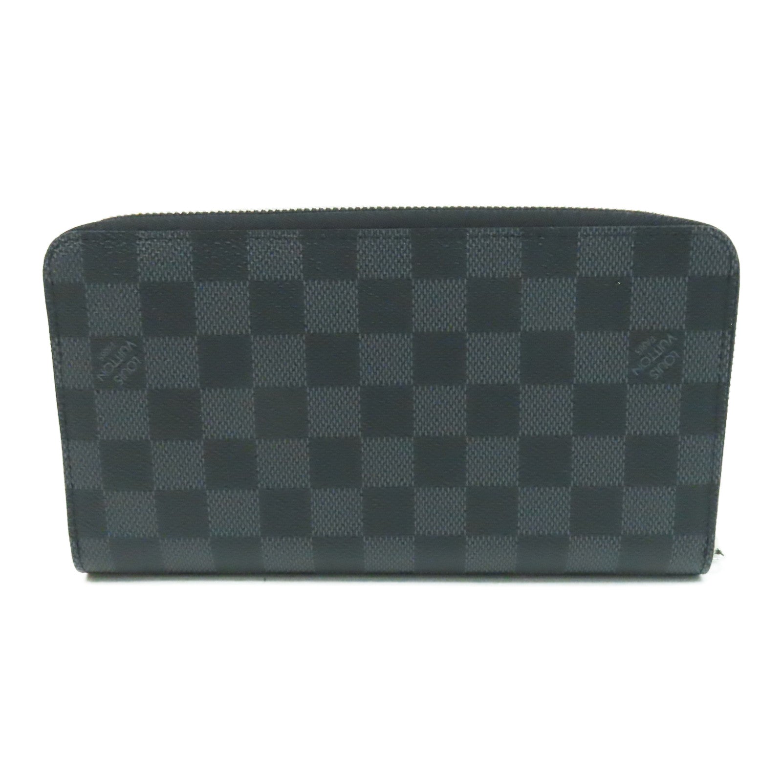 LOUIS VUITTON Damier Graphite Long pocketbook銀扣長錢包黑色