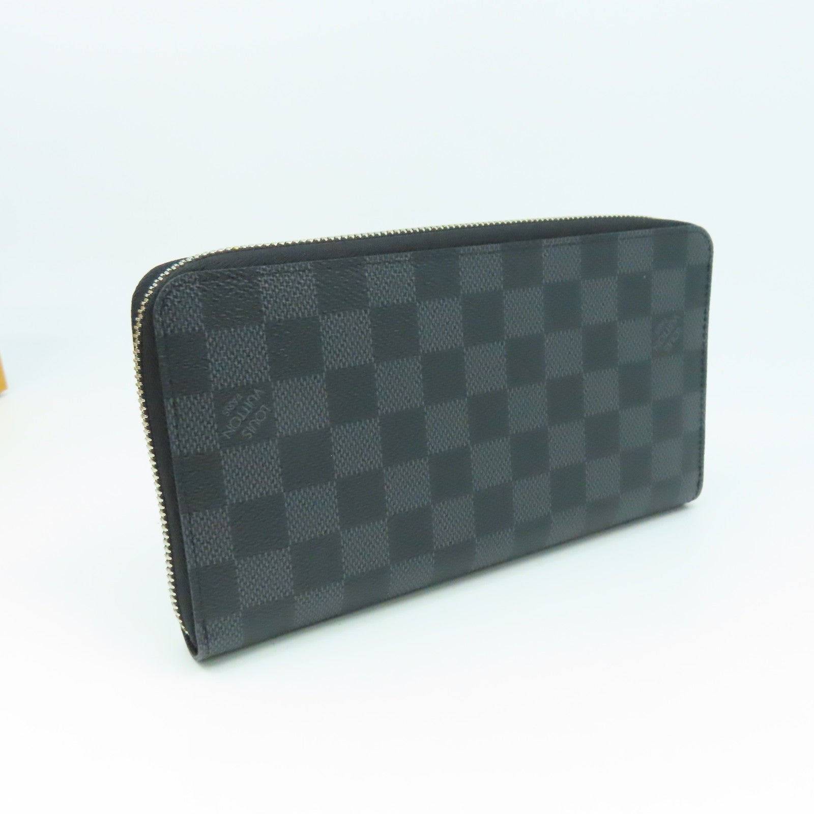 LOUIS VUITTON Damier Graphite Long pocketbook銀扣長錢包黑色