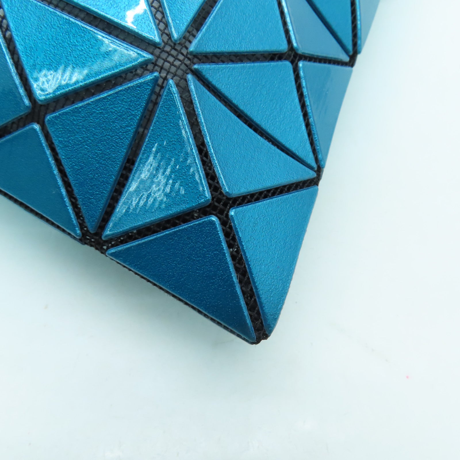 ISSEY MIYAKE PVC Tote Bag銀扣手挽袋綠色
