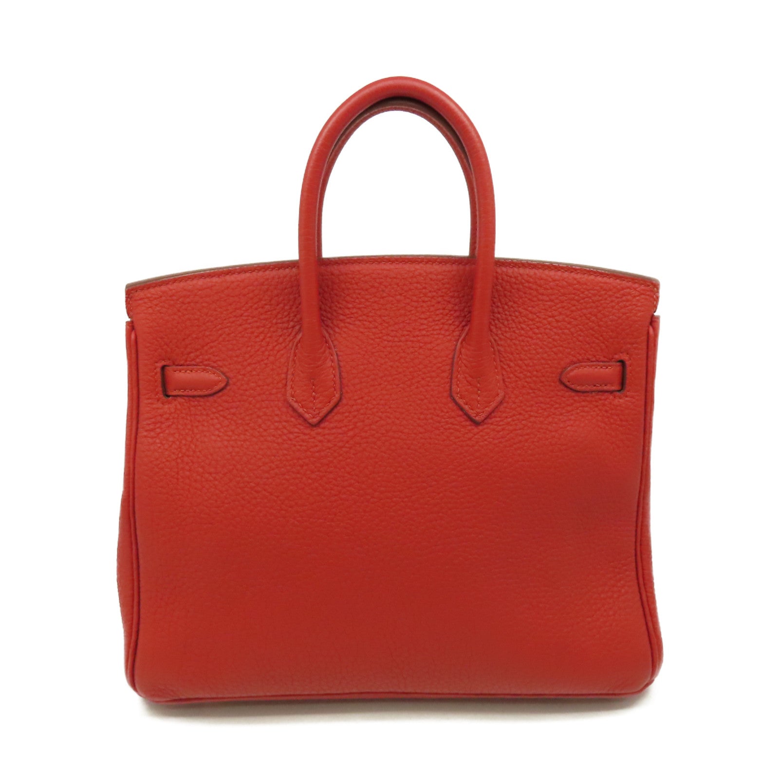 HERMES Togo皮革Birkin 25 Hand Bag金扣手挽袋Rouge Casaque法拉利紅色